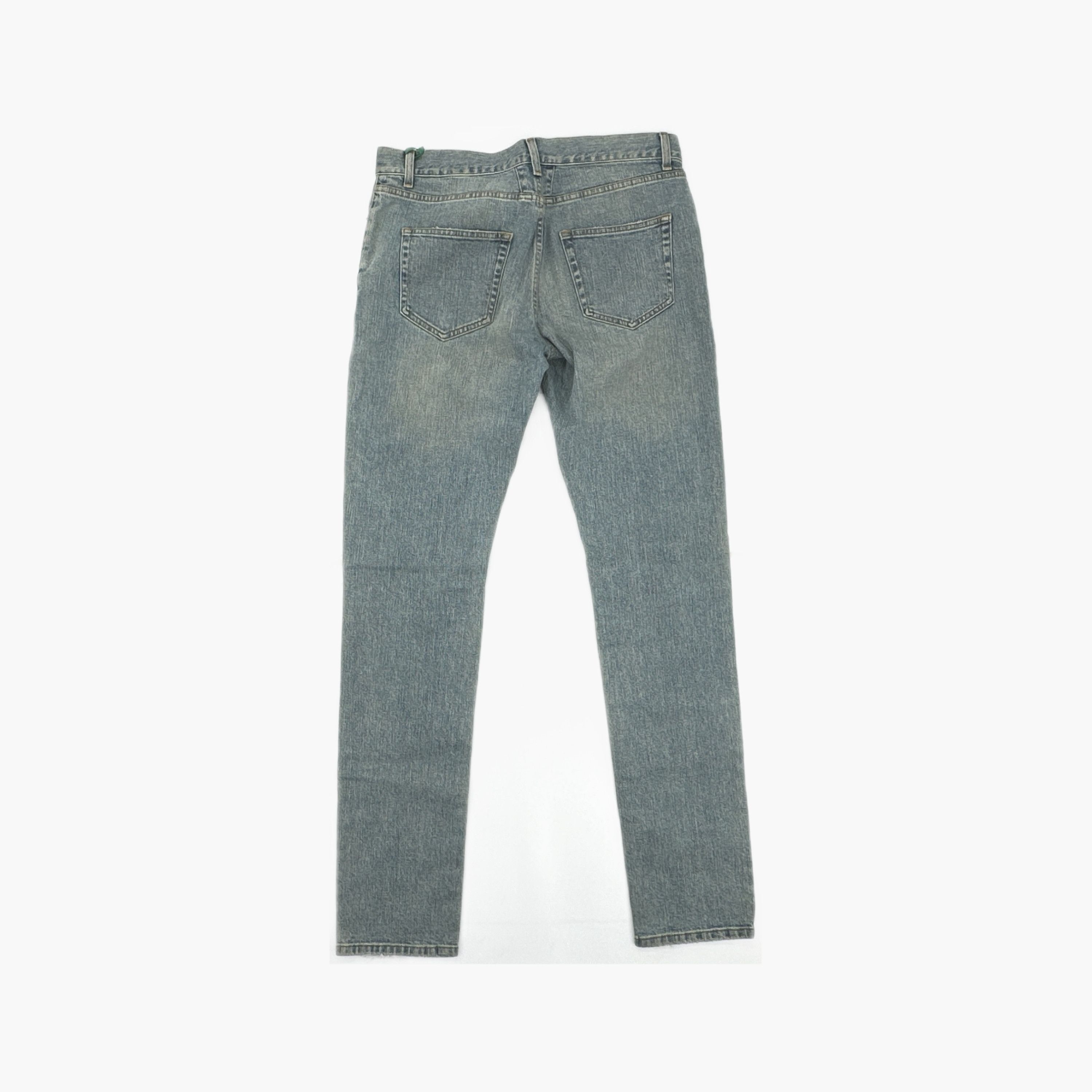 Saint Laurent Paris Saint Laurent Distressed Denim Jeans Size 32 Size US 32 / EU 48 - 2 Thumbnail