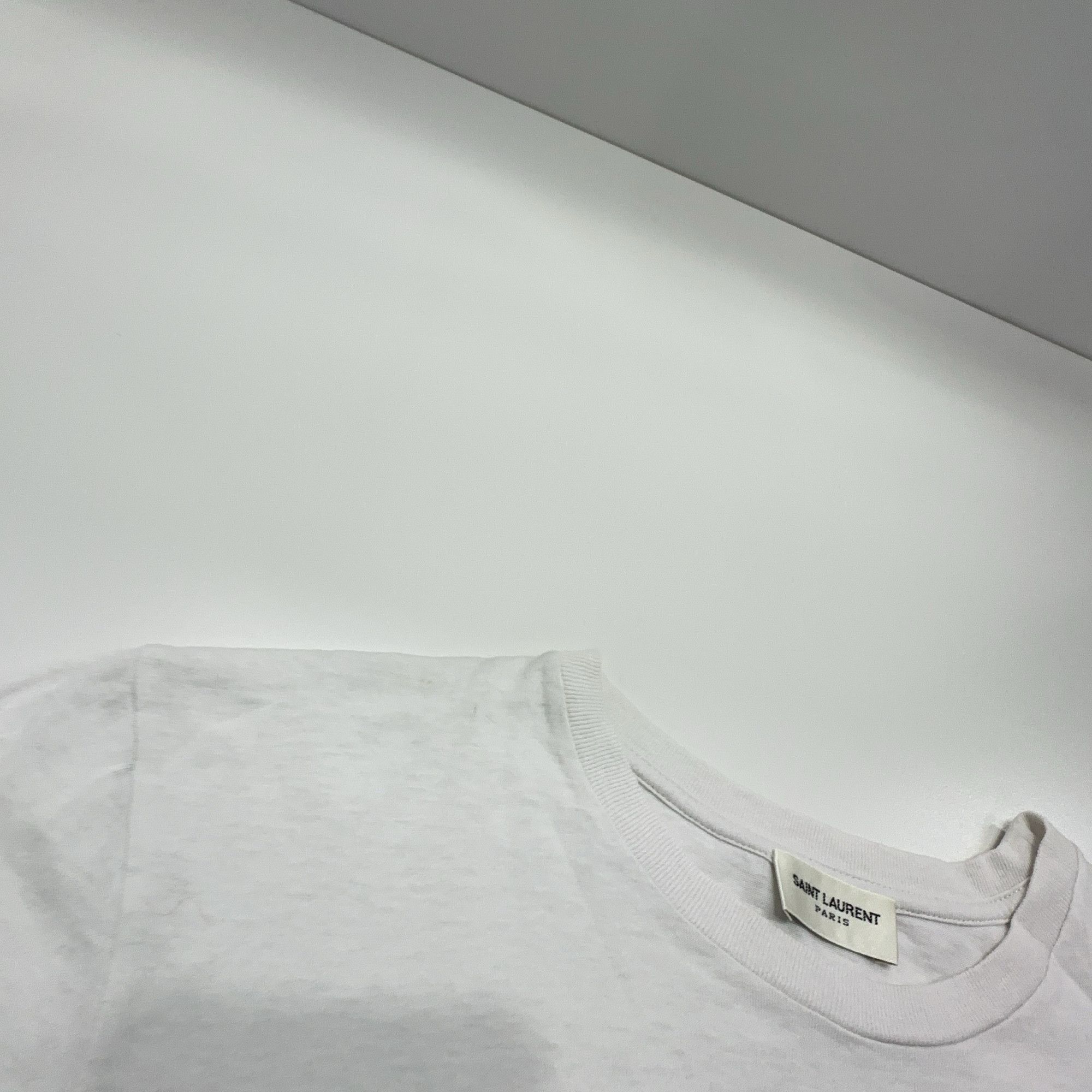 Saint Laurent Paris Saint Laurent Logo Crewneck T-Shirt Size S Size US S / EU 44-46 / 1 - 5 Thumbnail