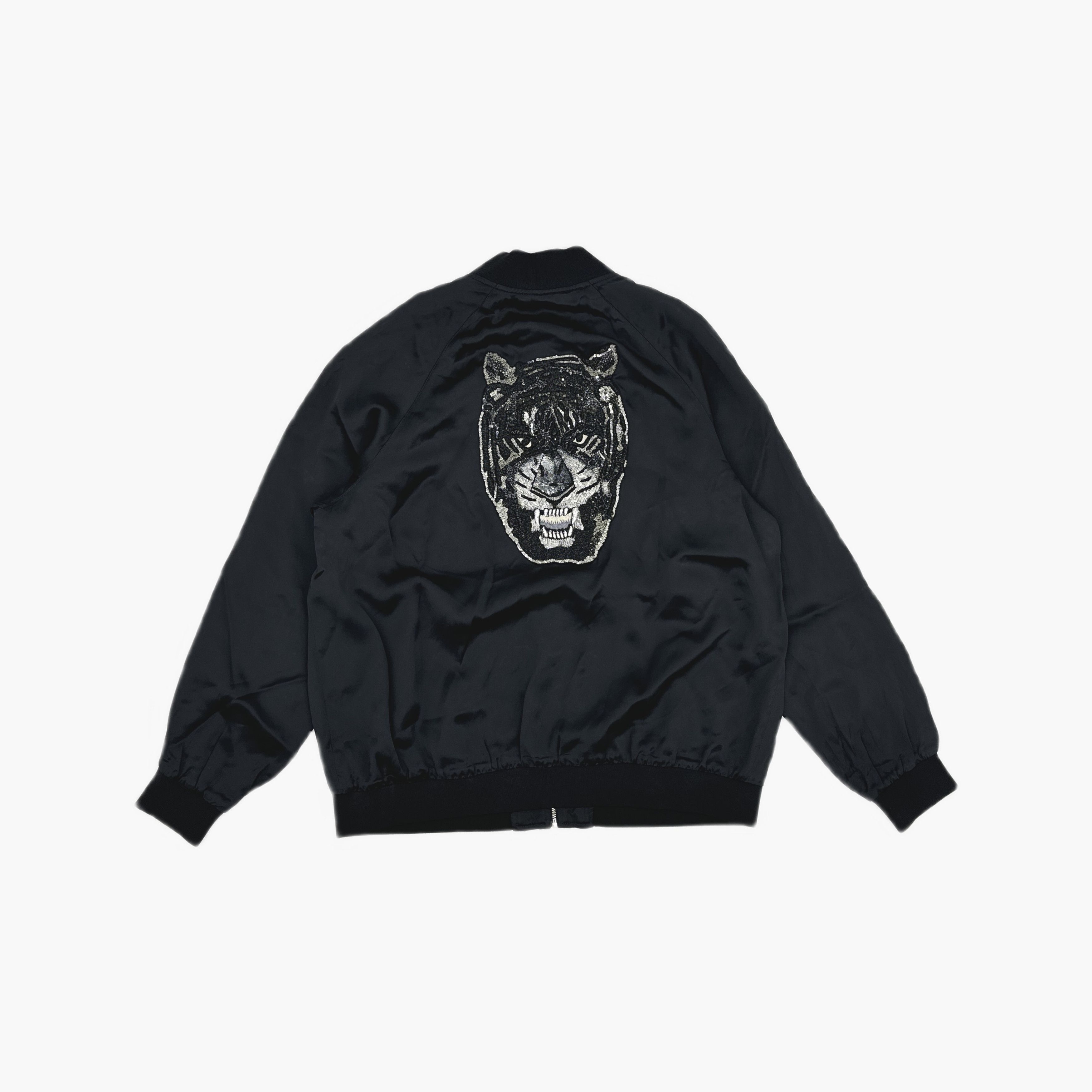 Saint Laurent Paris Saint Laurent Tiger Embroidery Bomber Jacket Size 52 Size US L / EU 52-54 / 3 - 2 Thumbnail