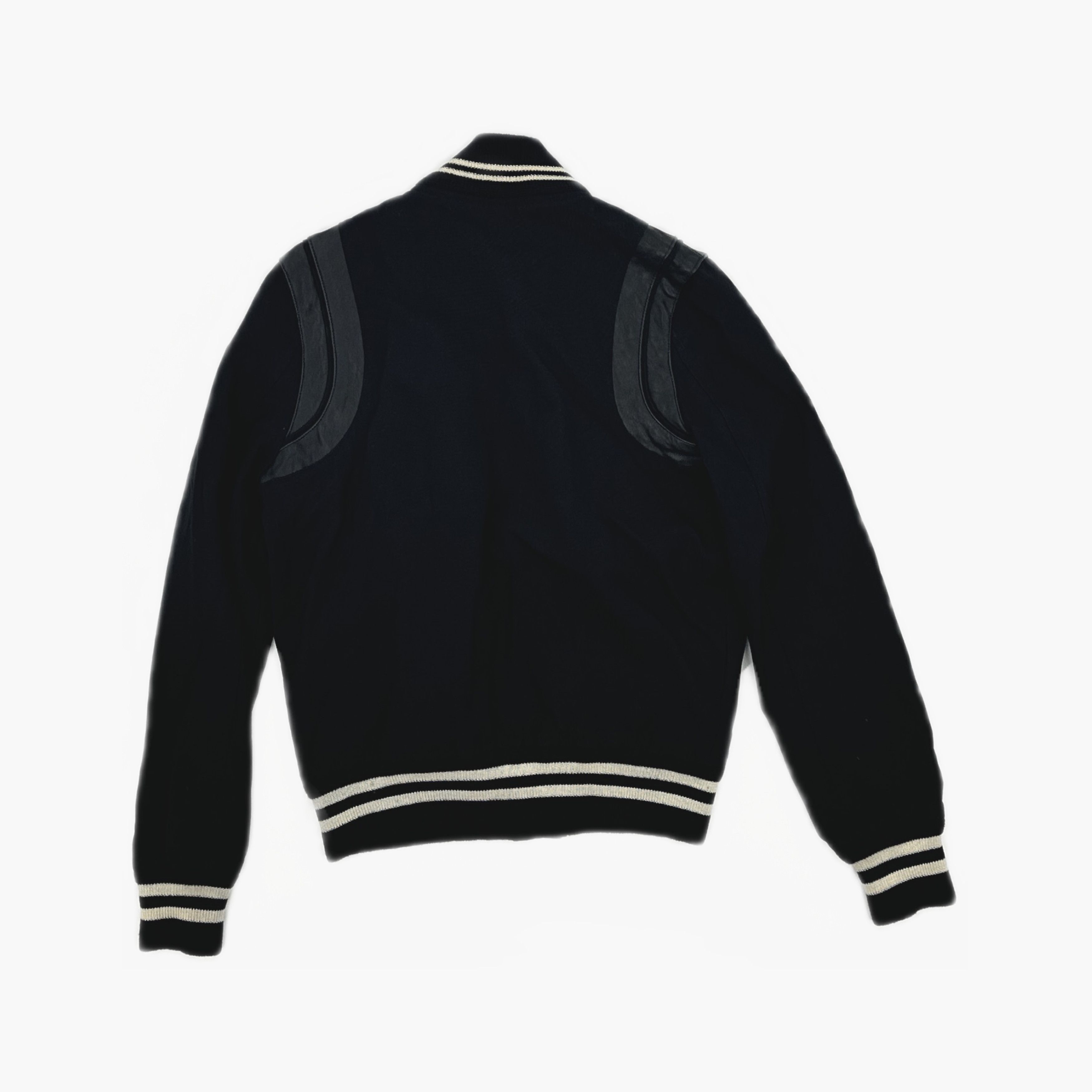Saint Laurent Paris Saint Laurent Teddy Wool Leather Jacket Size 36 Size XS / US 0-2 / IT 36-38 - 2 Thumbnail