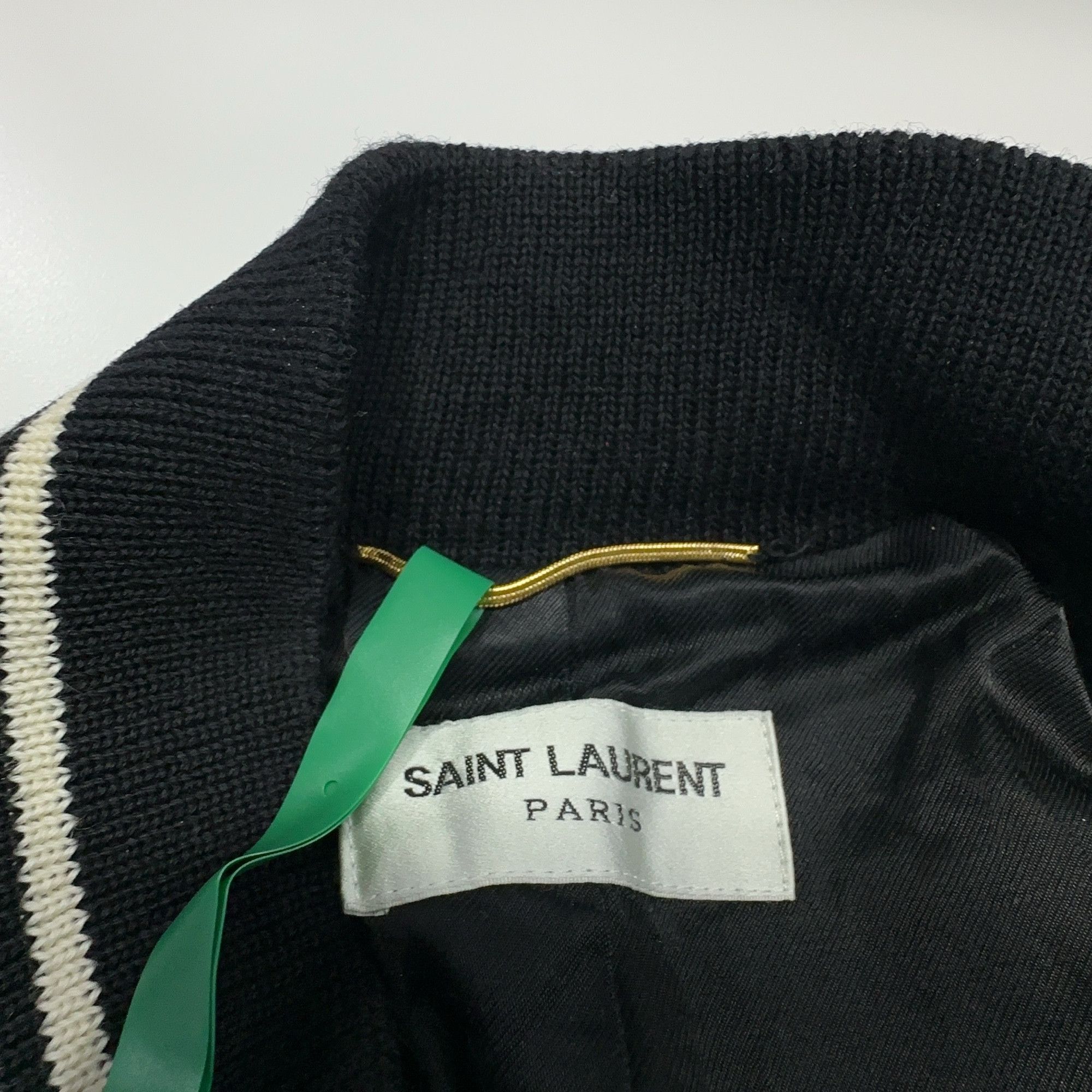 Saint Laurent Paris Saint Laurent Teddy Wool Leather Jacket Size 36 Size XS / US 0-2 / IT 36-38 - 4 Thumbnail
