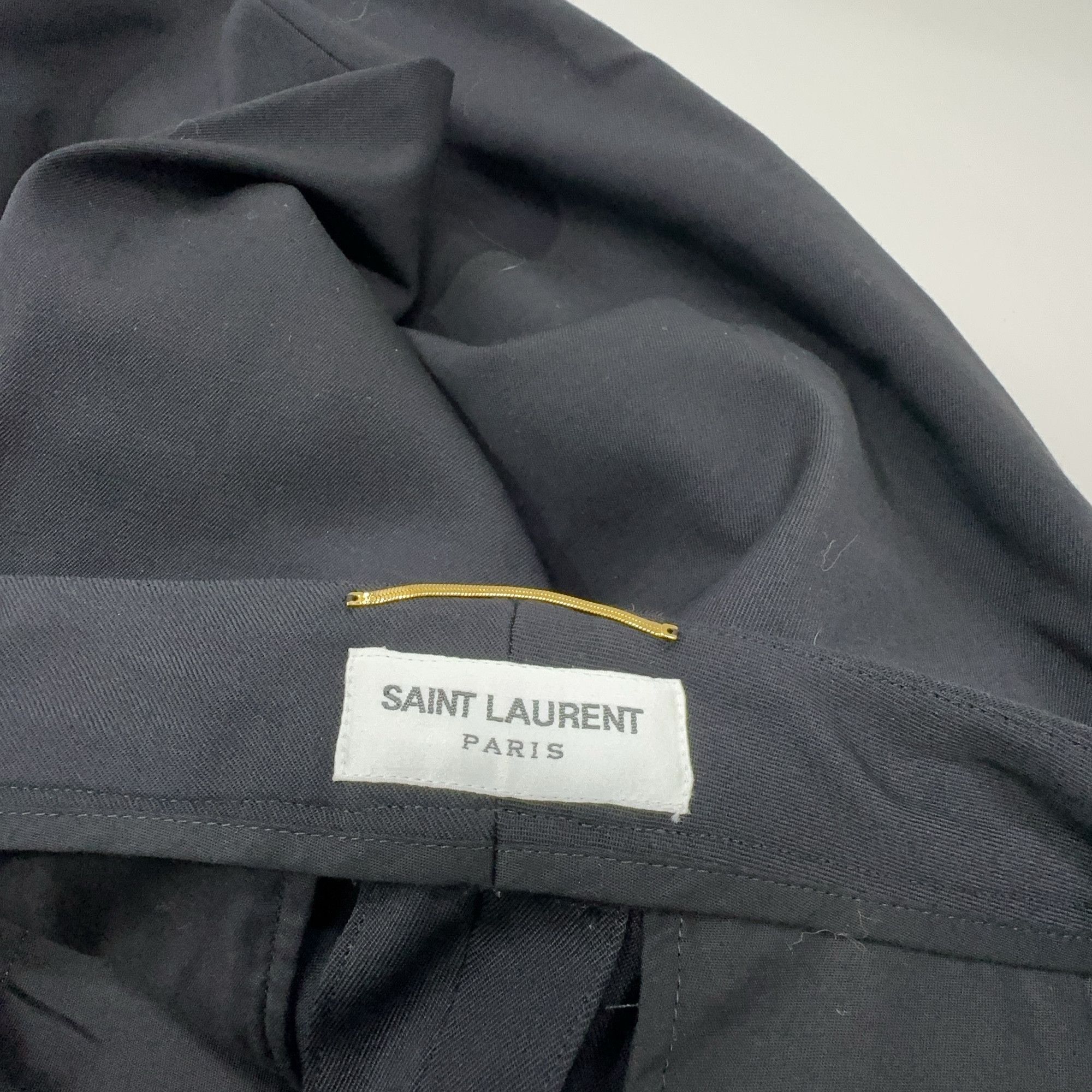 Saint Laurent Paris Saint Laurent Flare Wool Pants F36 Size 26" / US 2 / IT 38 - 3 Thumbnail