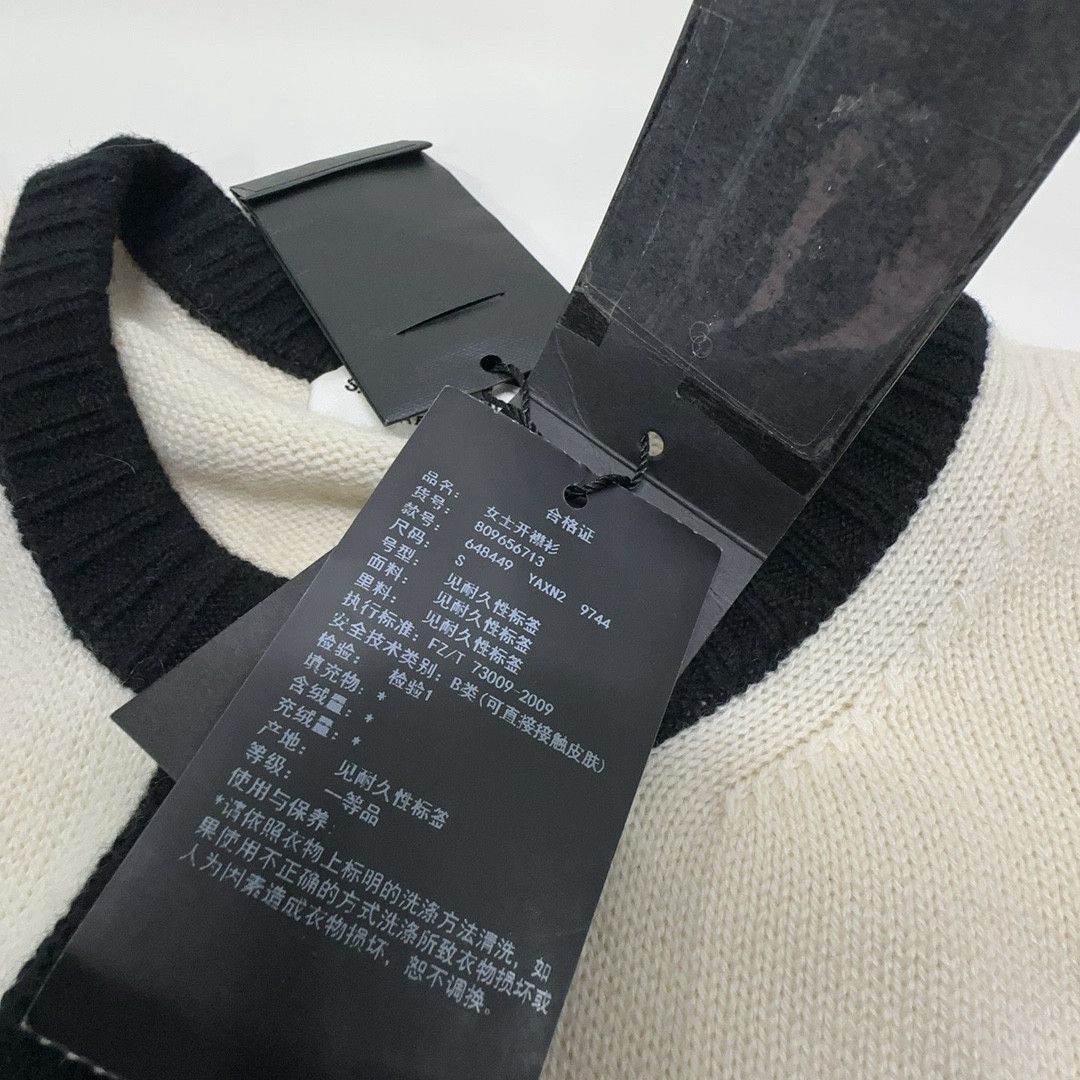 Saint Laurent Paris Saint Laurent Contrast Cashmere Cardigan Size S Size S / US 4 / IT 40 - 3 Thumbnail