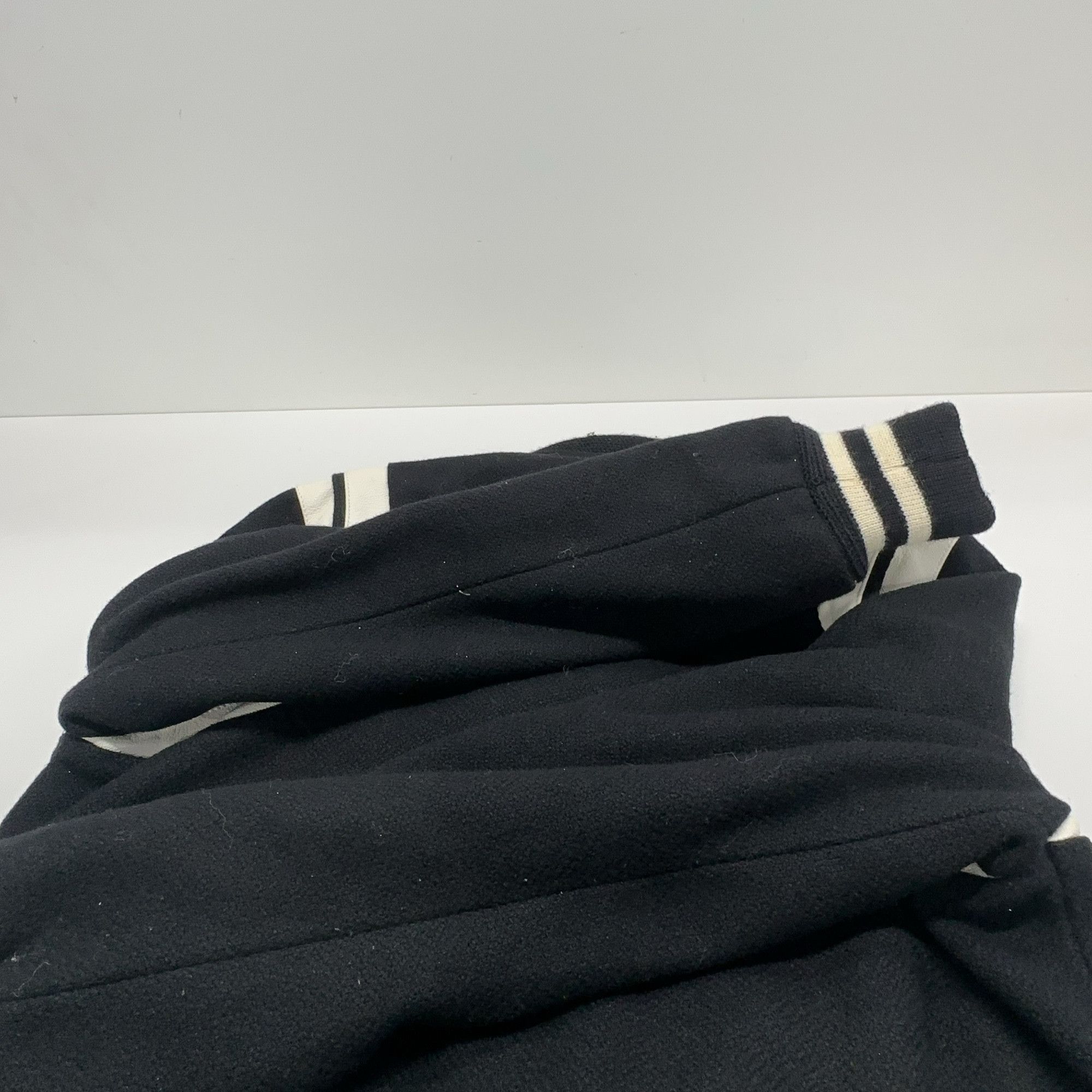 Saint Laurent Paris Saint Laurent Leather Trim Varsity Jacket Size 34 Size XS / US 0-2 / IT 36-38 - 8 Thumbnail