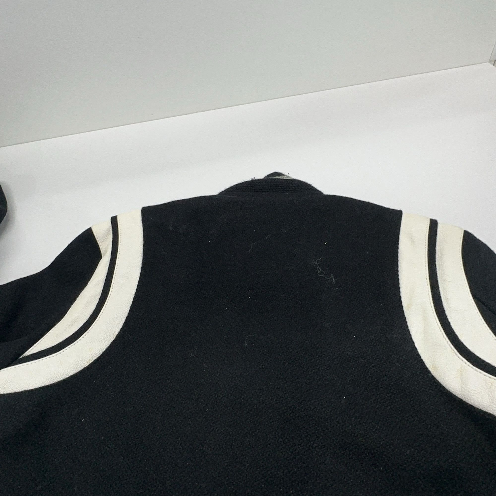 Saint Laurent Paris Saint Laurent Leather Trim Varsity Jacket Size 34 Size XS / US 0-2 / IT 36-38 - 9 Thumbnail