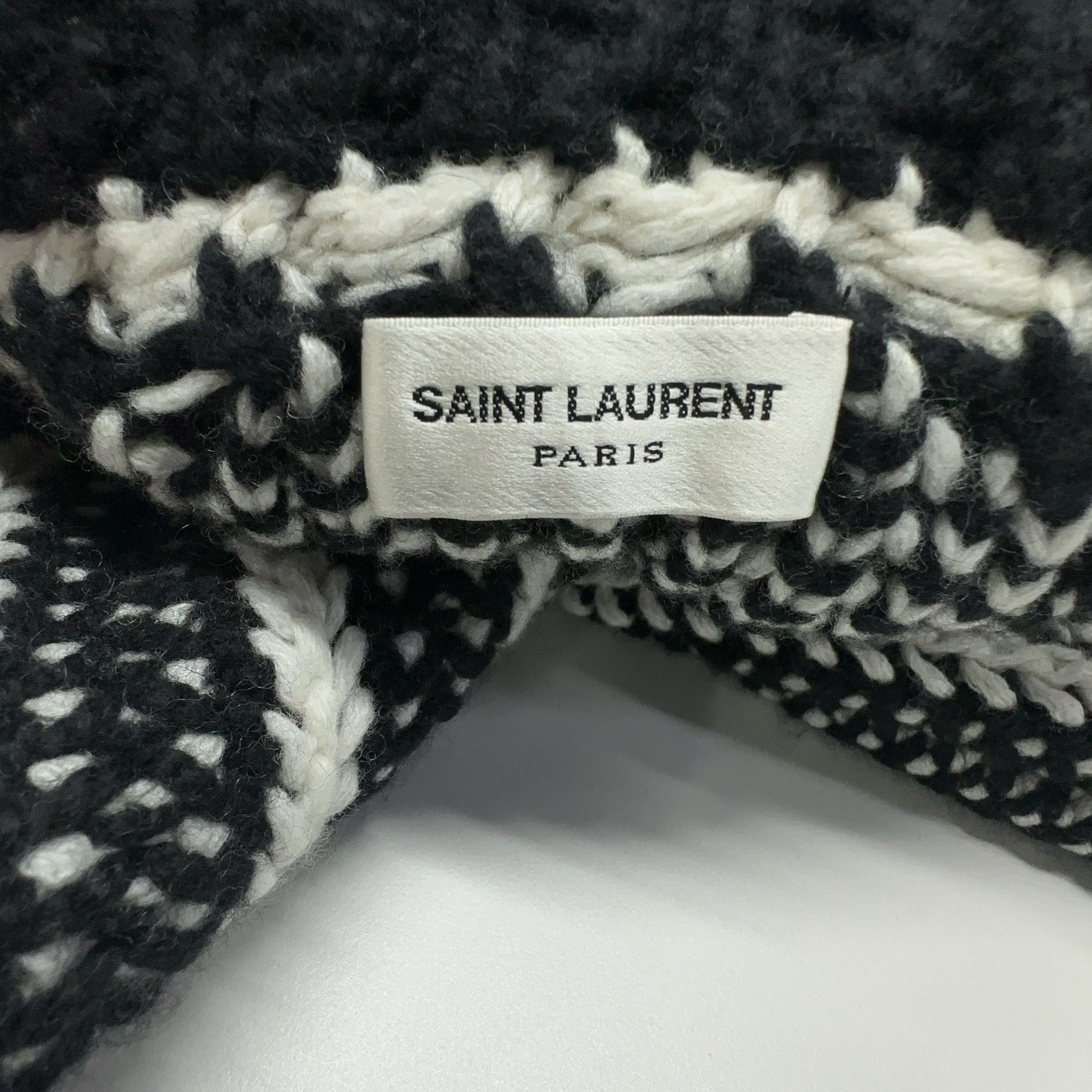 Saint Laurent Paris Saint Laurent Striped Turtleneck Sweater Size M Size US M / EU 48-50 / 2 - 3 Thumbnail
