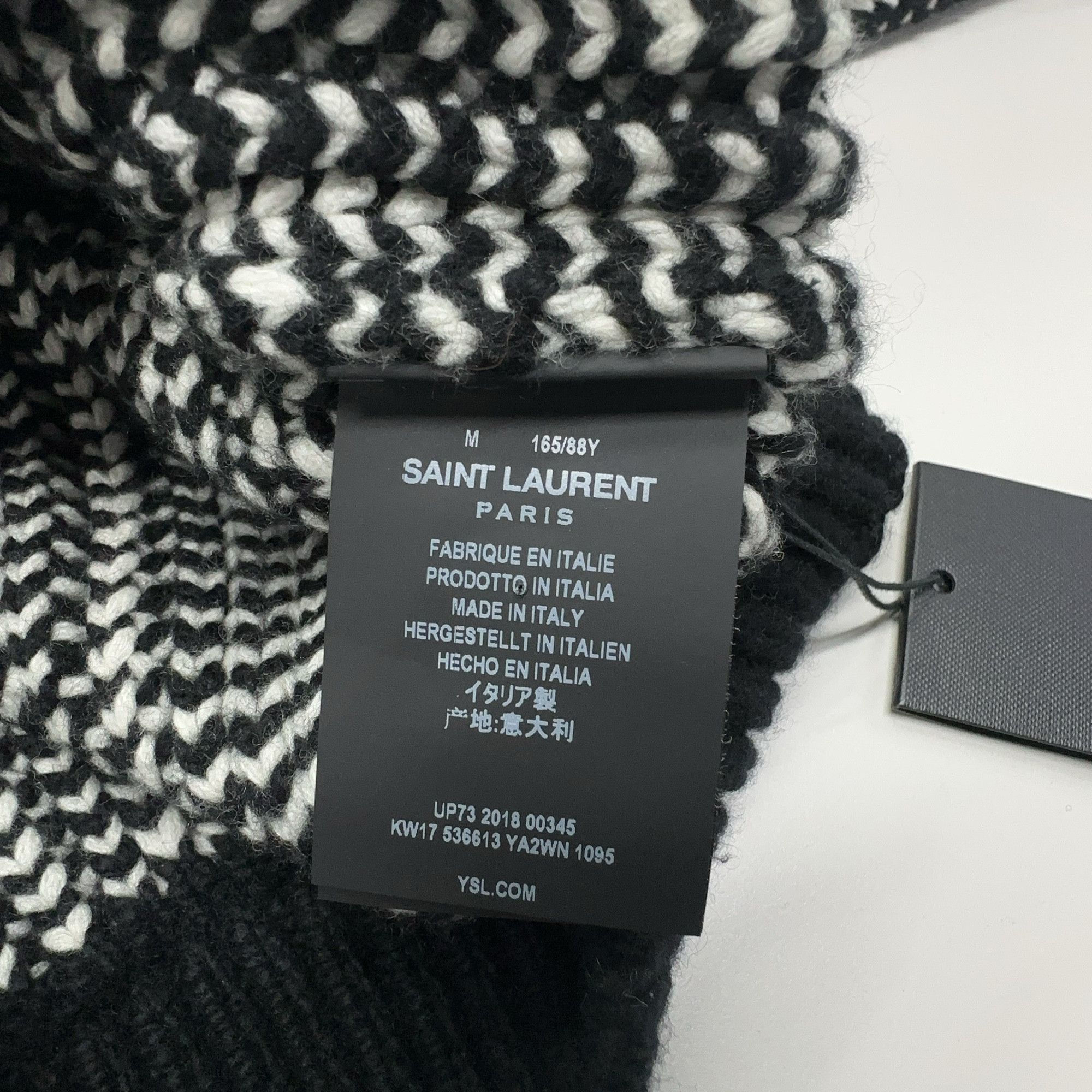Saint Laurent Paris Saint Laurent Striped Turtleneck Sweater Size M Size US M / EU 48-50 / 2 - 5 Thumbnail