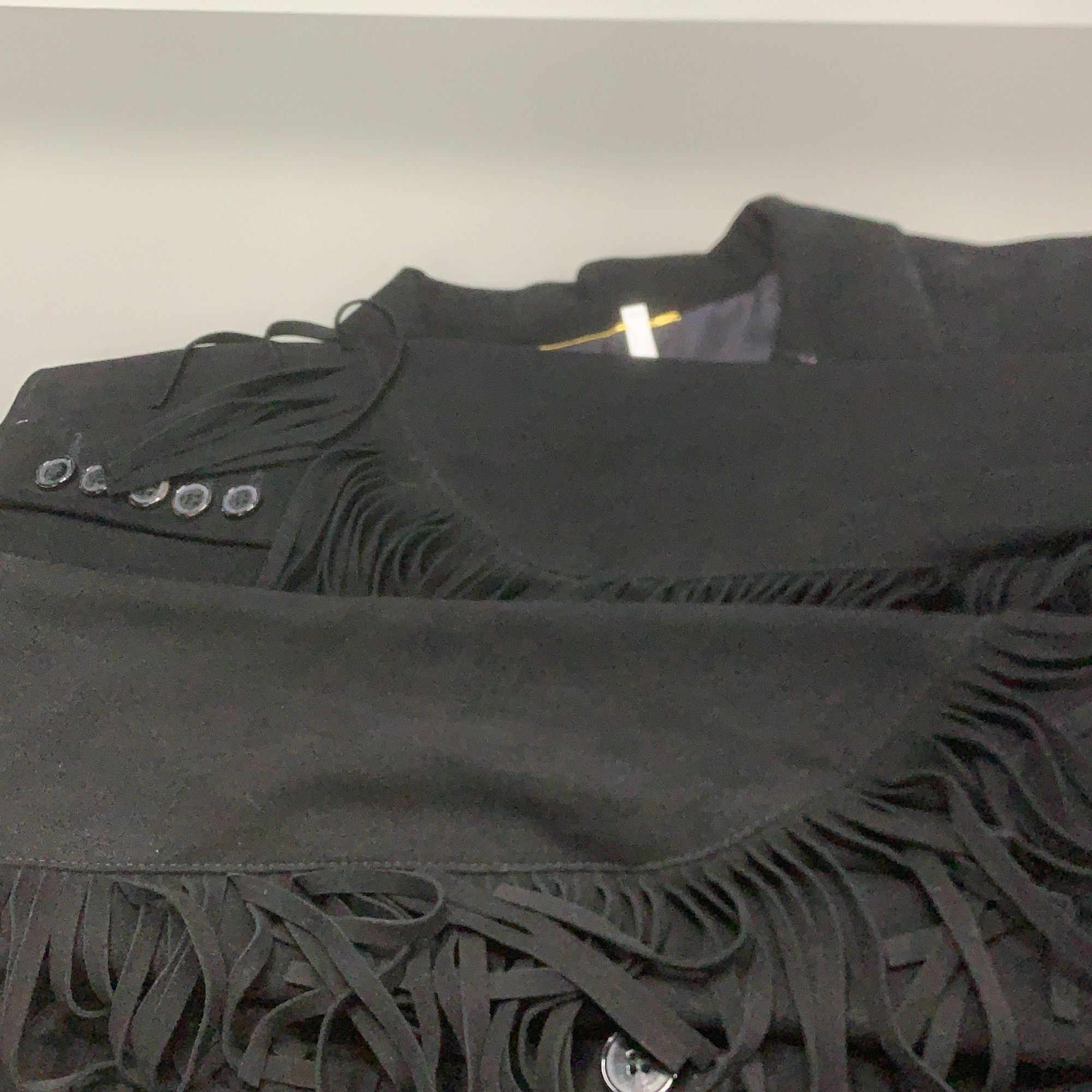Saint Laurent Paris Saint Laurent Suede Fringe Jacket Size 34 Size XS / US 0-2 / IT 36-38 - 5 Thumbnail
