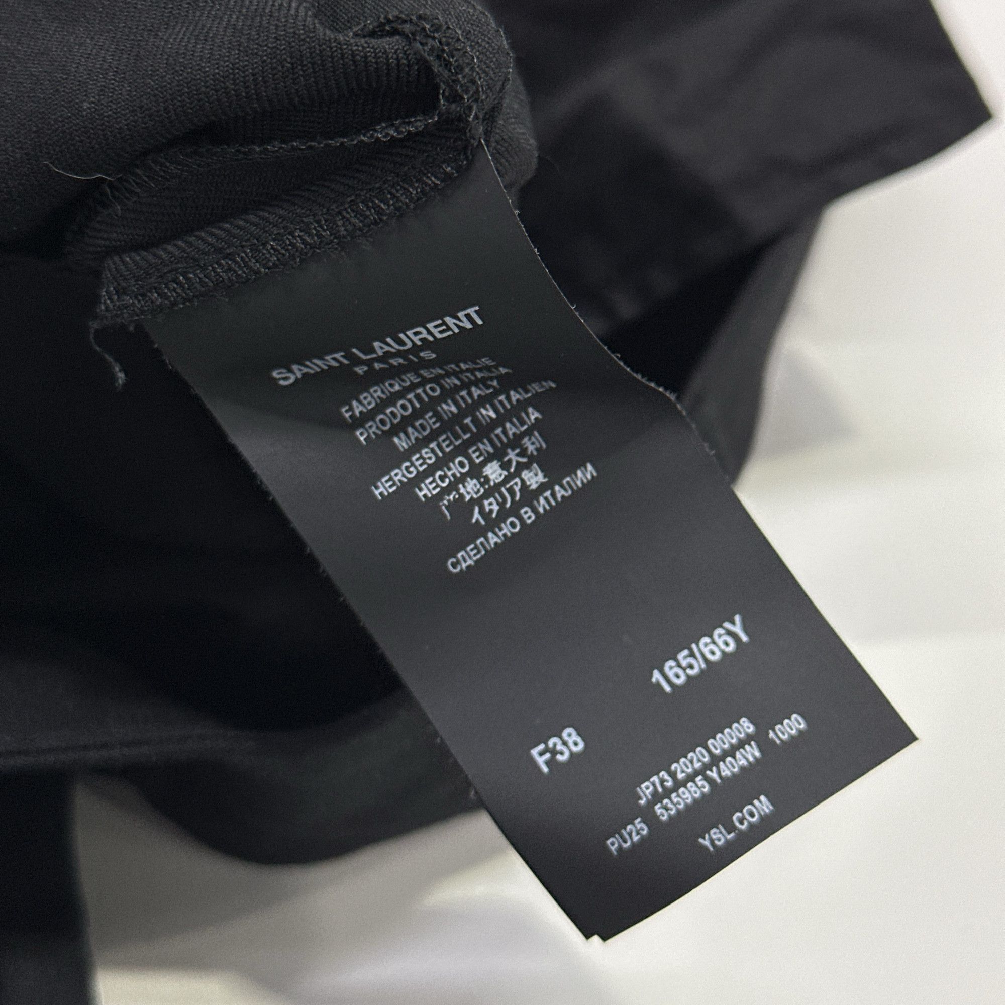 Saint Laurent Paris Saint Laurent Black Pants FR 38 Size 27" / US 4 / IT 40 - 3 Thumbnail