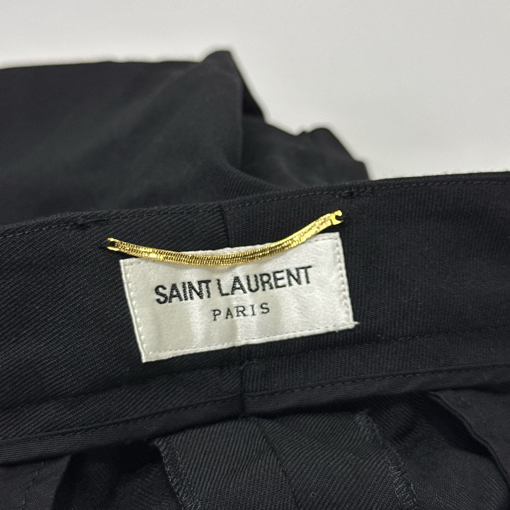 Saint Laurent Paris Saint Laurent Black Pants FR 38 Size 27" / US 4 / IT 40 - 4 Thumbnail
