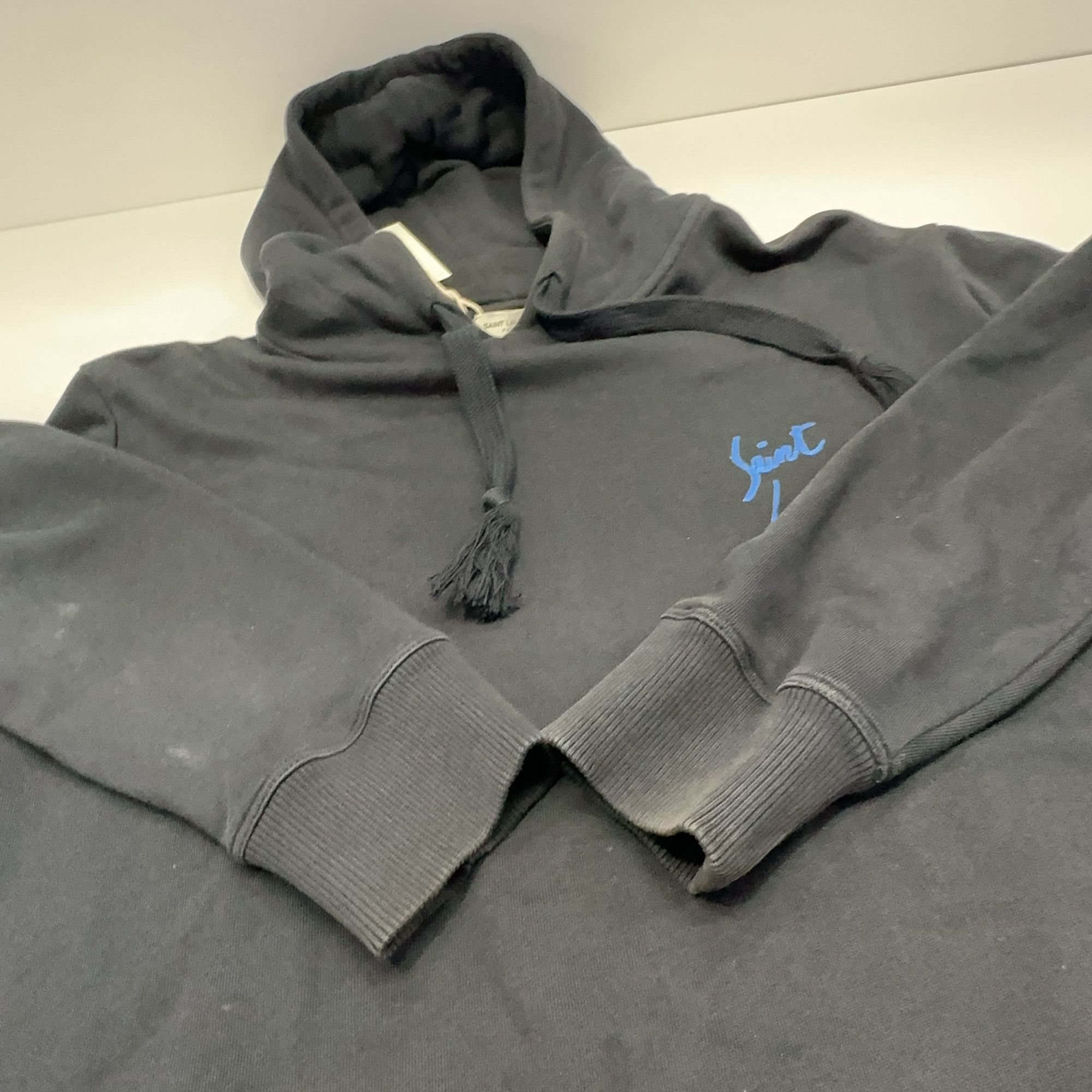 Saint Laurent Paris Saint Laurent Logo Hoodie Size L Size US L / EU 52-54 / 3 - 13 Thumbnail