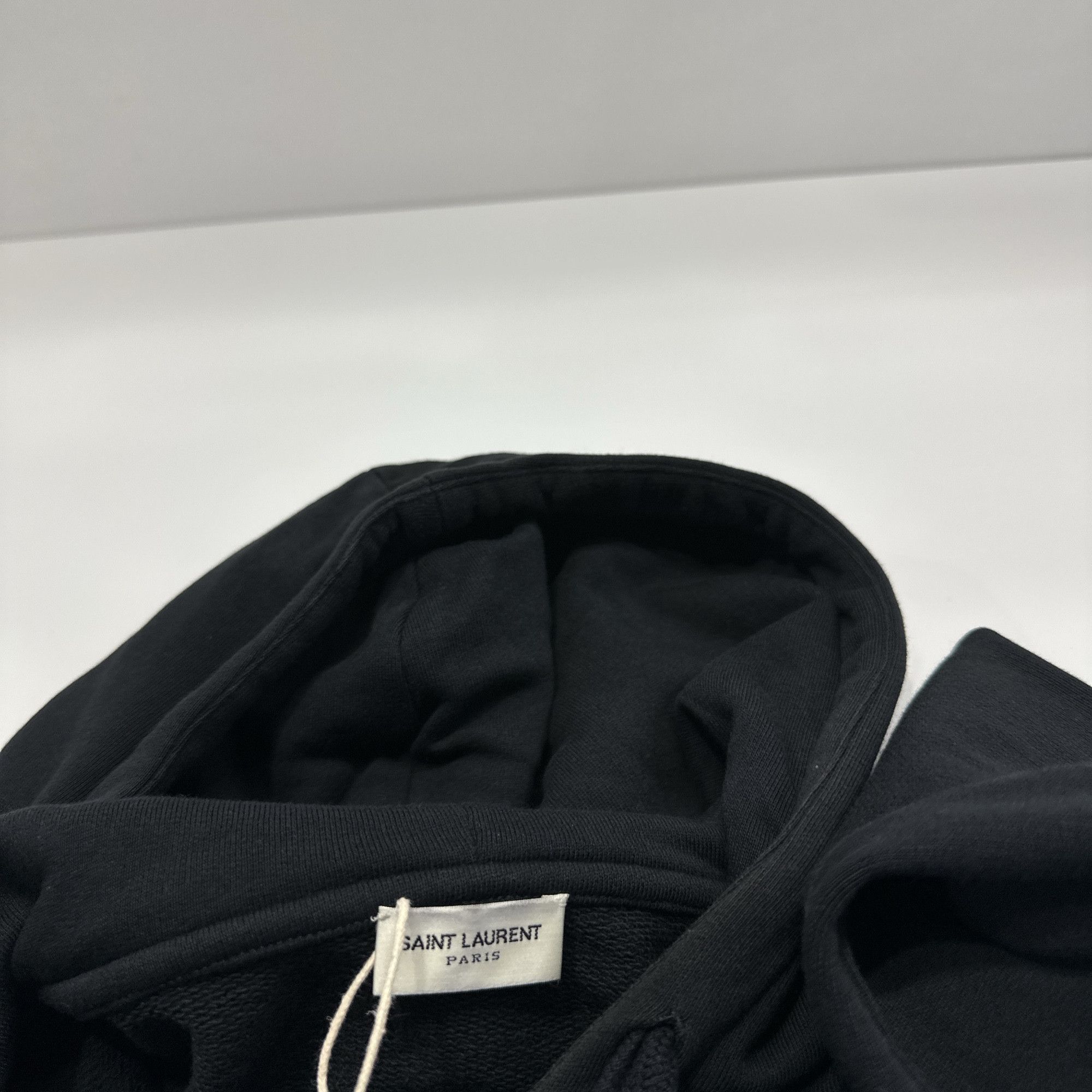 Saint Laurent Paris Saint Laurent Logo Hoodie Size L Size US L / EU 52-54 / 3 - 3 Thumbnail