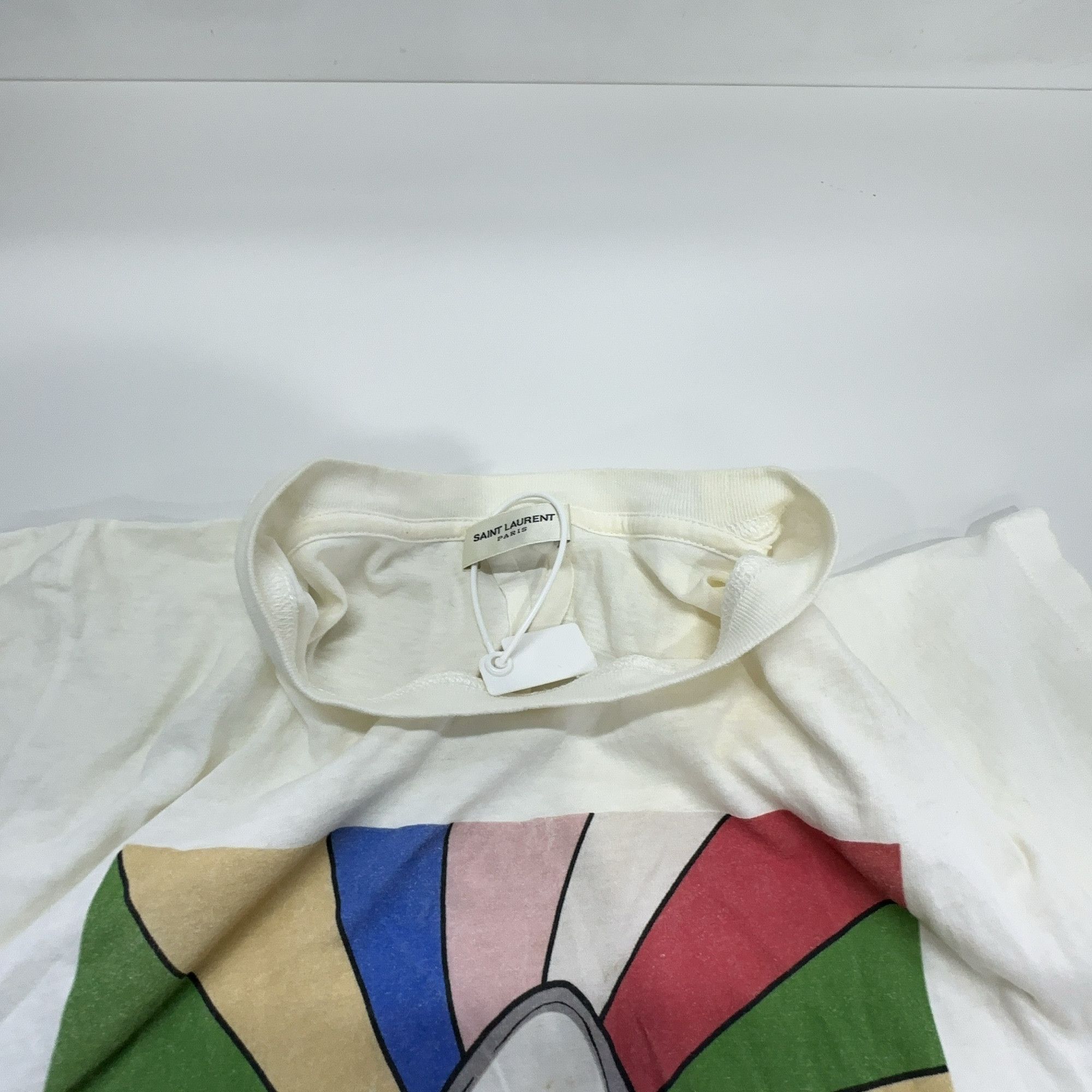 Saint Laurent Paris Saint Laurent Sweet Dreams Shark T-Shirt Size XS Size US XS / EU 42 / 0 - 5 Thumbnail