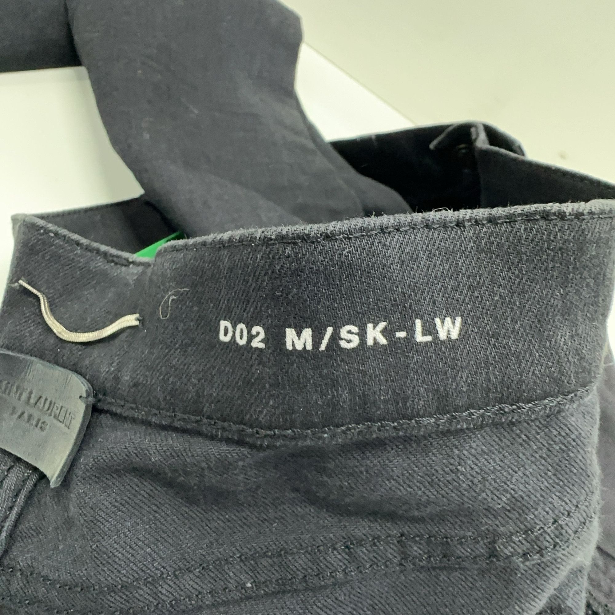 Saint Laurent Paris Saint Laurent Black Denim Jeans Size 27 Size US 27 - 5 Thumbnail