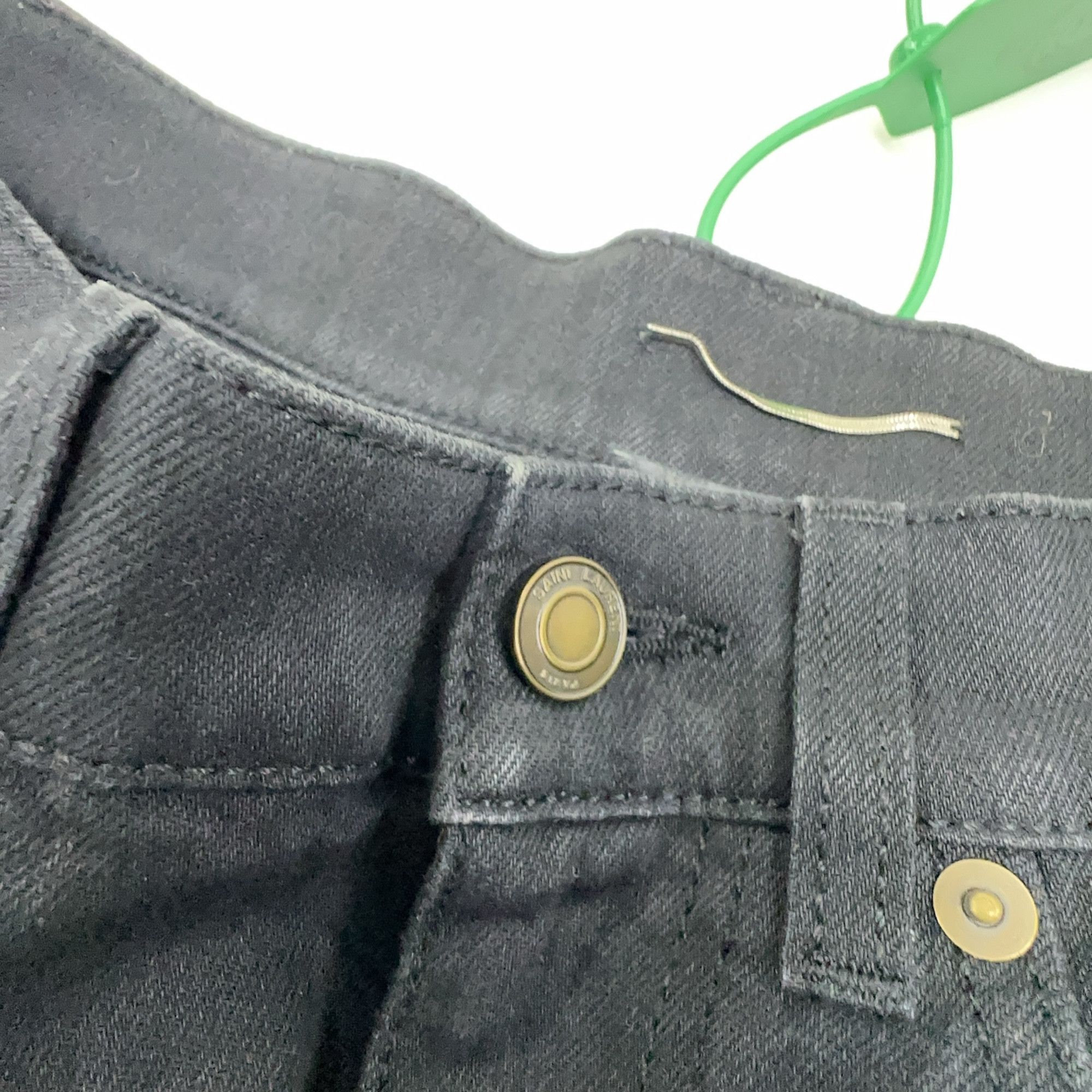 Saint Laurent Paris Saint Laurent Black Denim Jeans Size 27 Size US 27 - 12 Thumbnail