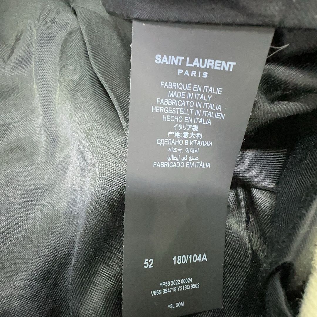 Saint Laurent Paris Saint Laurent Striped Varsity Jacket Size L Size US L / EU 52-54 / 3 - 3 Thumbnail