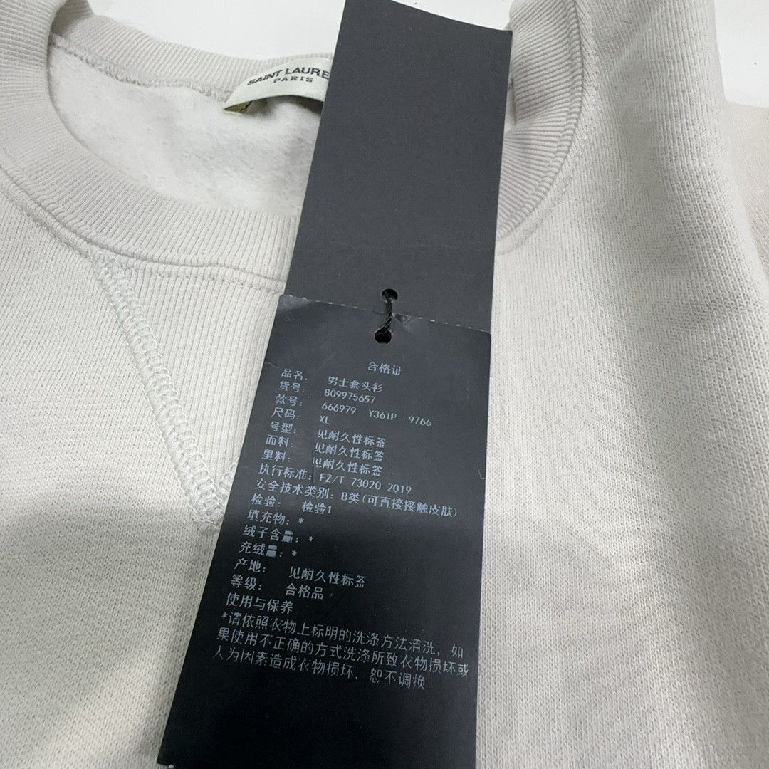 Saint Laurent Paris Saint Laurent YSL Logo Sweatshirt Size XL Size US XL / EU 56 / 4 - 3 Thumbnail