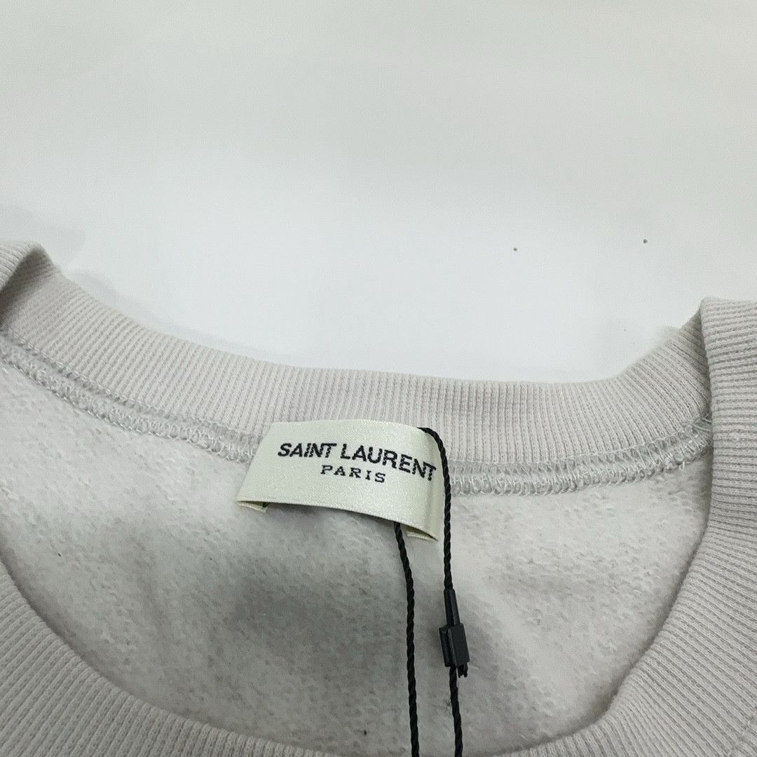 Saint Laurent Paris Saint Laurent YSL Logo Sweatshirt Size XL Size US XL / EU 56 / 4 - 4 Thumbnail