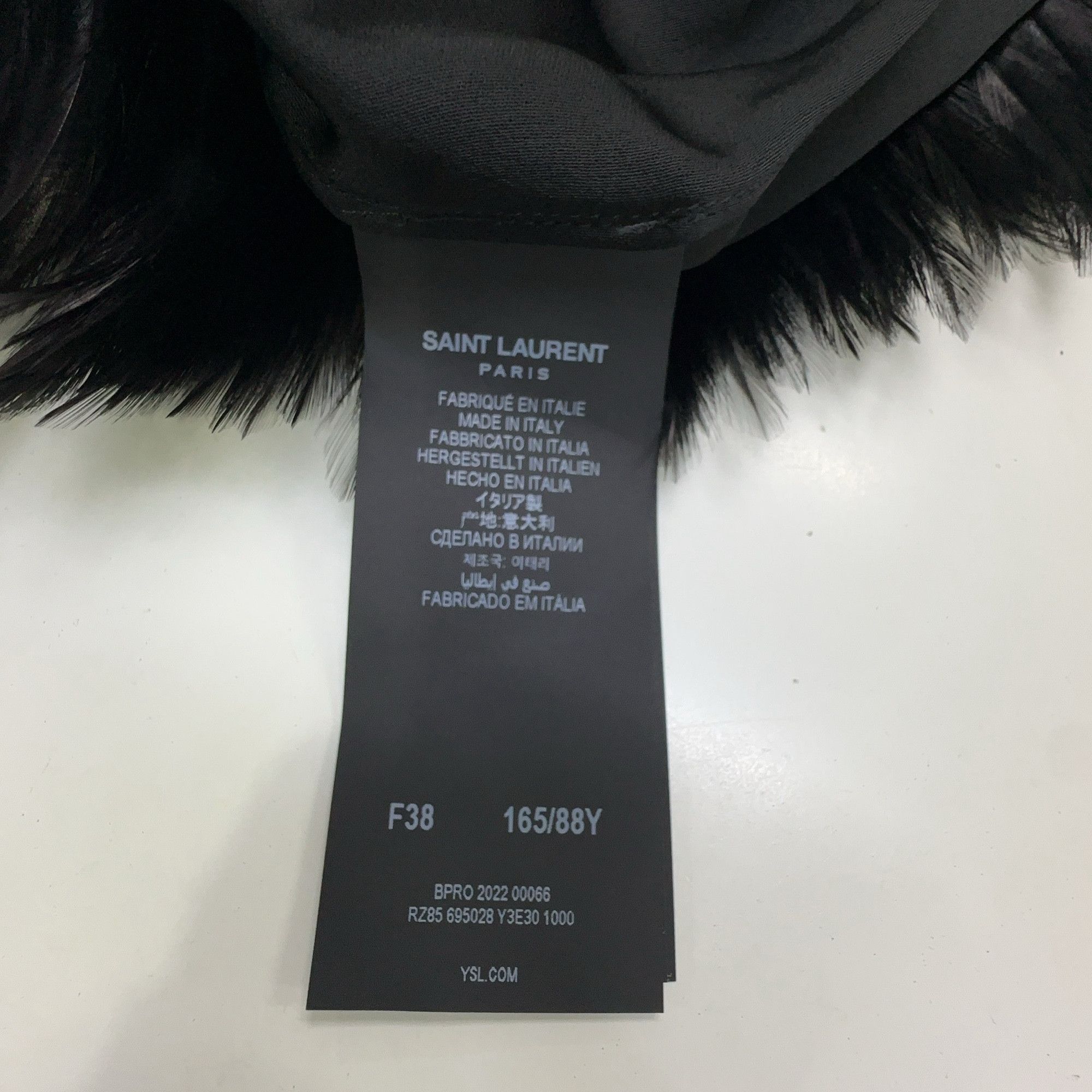 Saint Laurent Paris Saint Laurent Feather Trim Dress Size 38 Size S / US 4 / IT 40 - 3 Thumbnail
