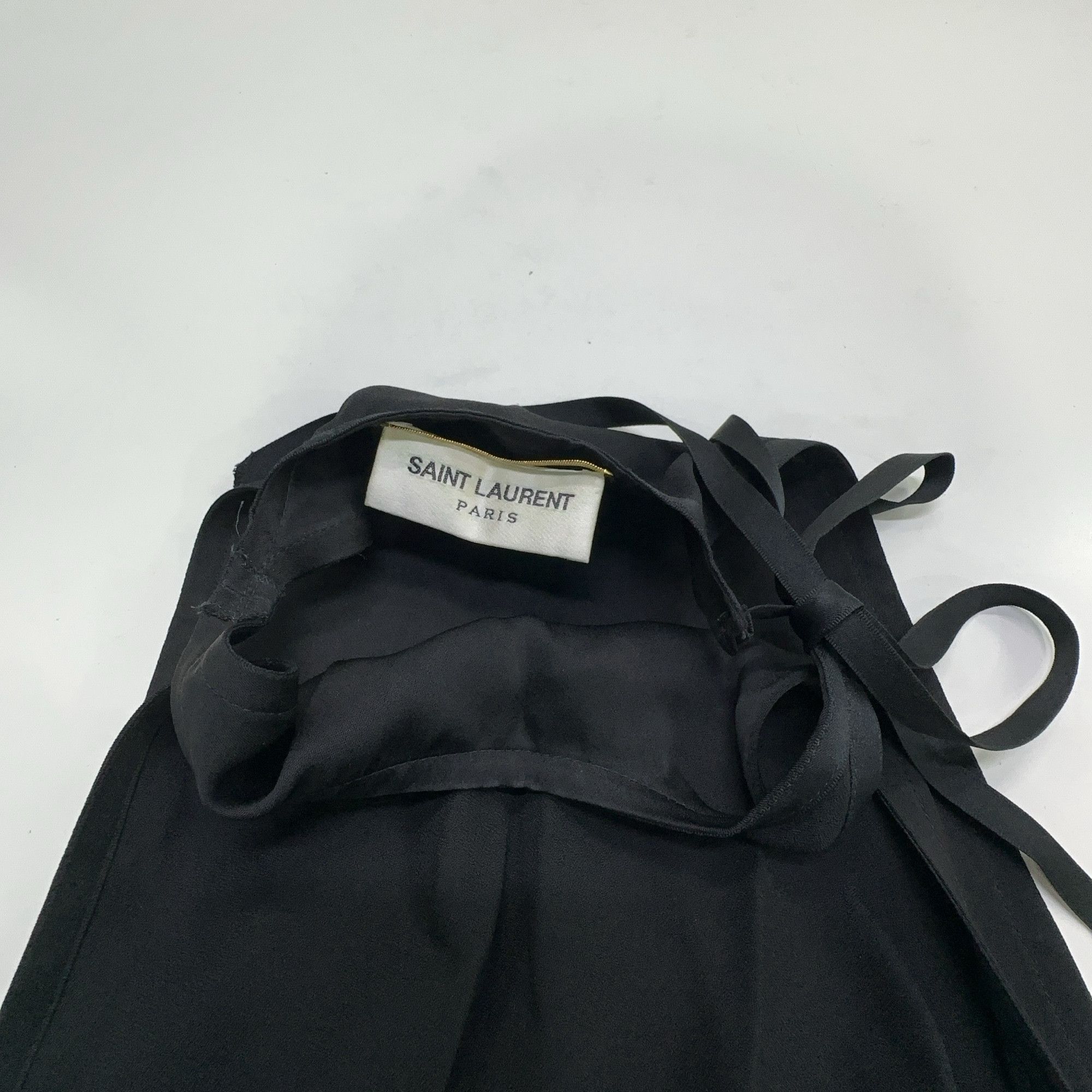 Saint Laurent Paris Saint Laurent Feather Trim Dress Size 38 Size S / US 4 / IT 40 - 5 Thumbnail