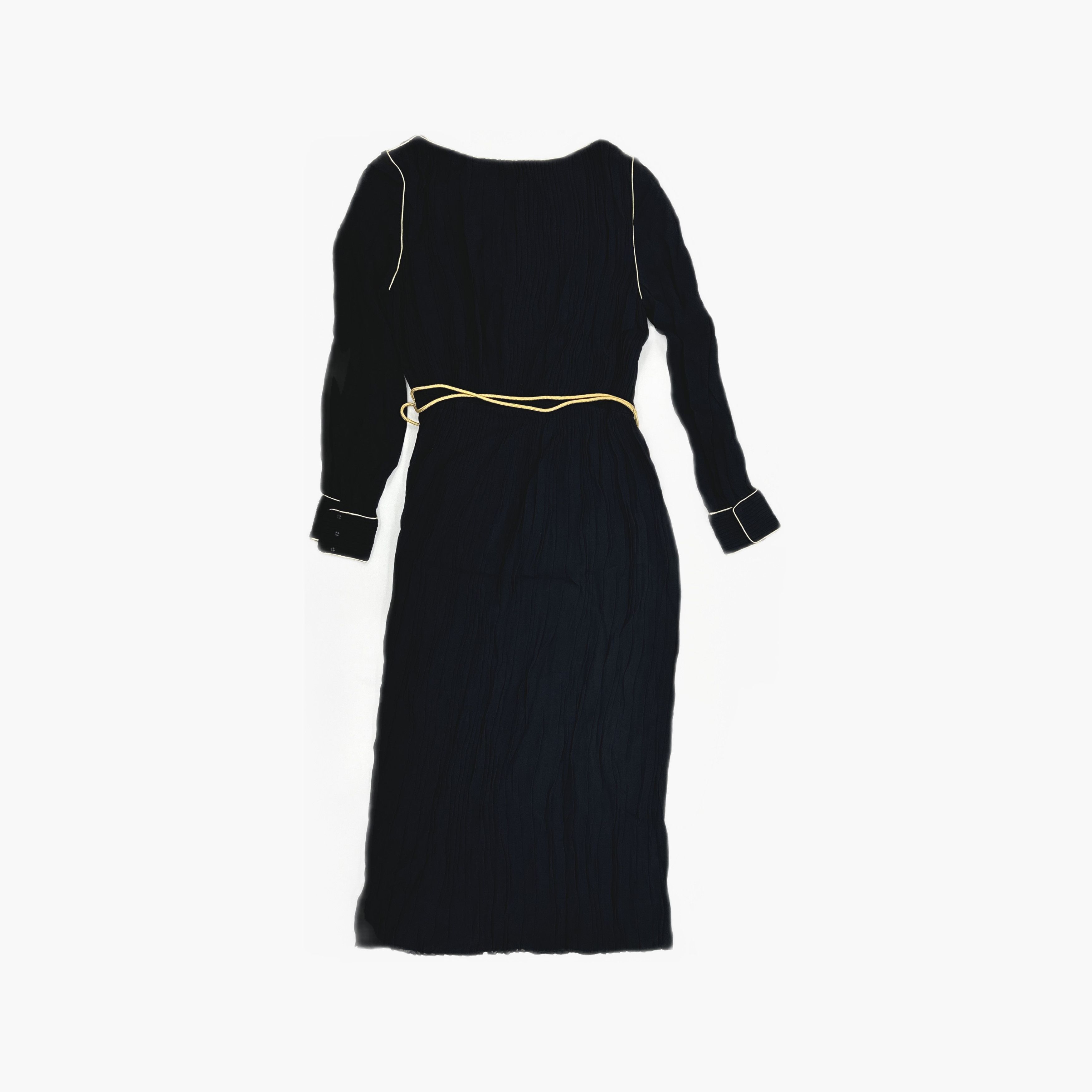 Saint Laurent Paris Saint Laurent Long Sleeve Midi Dress F40 Size M / US 6-8 / IT 42-44 - 2 Thumbnail