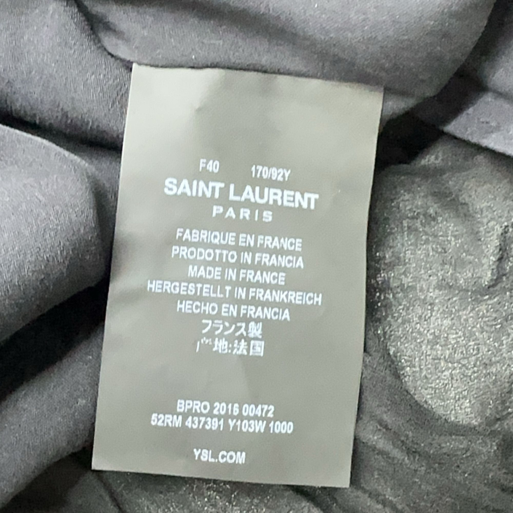 Saint Laurent Paris Saint Laurent Long Sleeve Midi Dress F40 Size M / US 6-8 / IT 42-44 - 6 Thumbnail