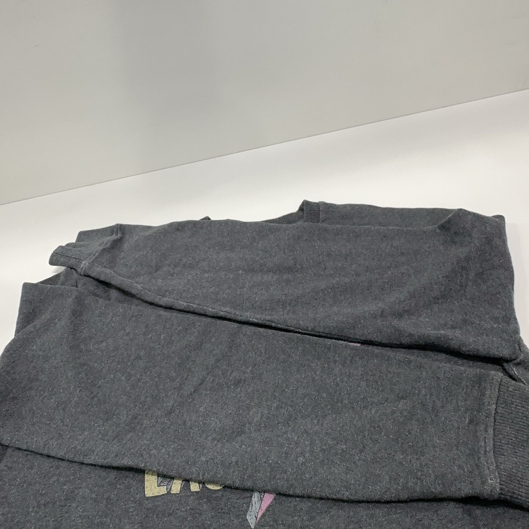 Saint Laurent Paris Saint Laurent Lightning Bolt Sweatshirt Gray Size M Size US M / EU 48-50 / 2 - 9 Thumbnail