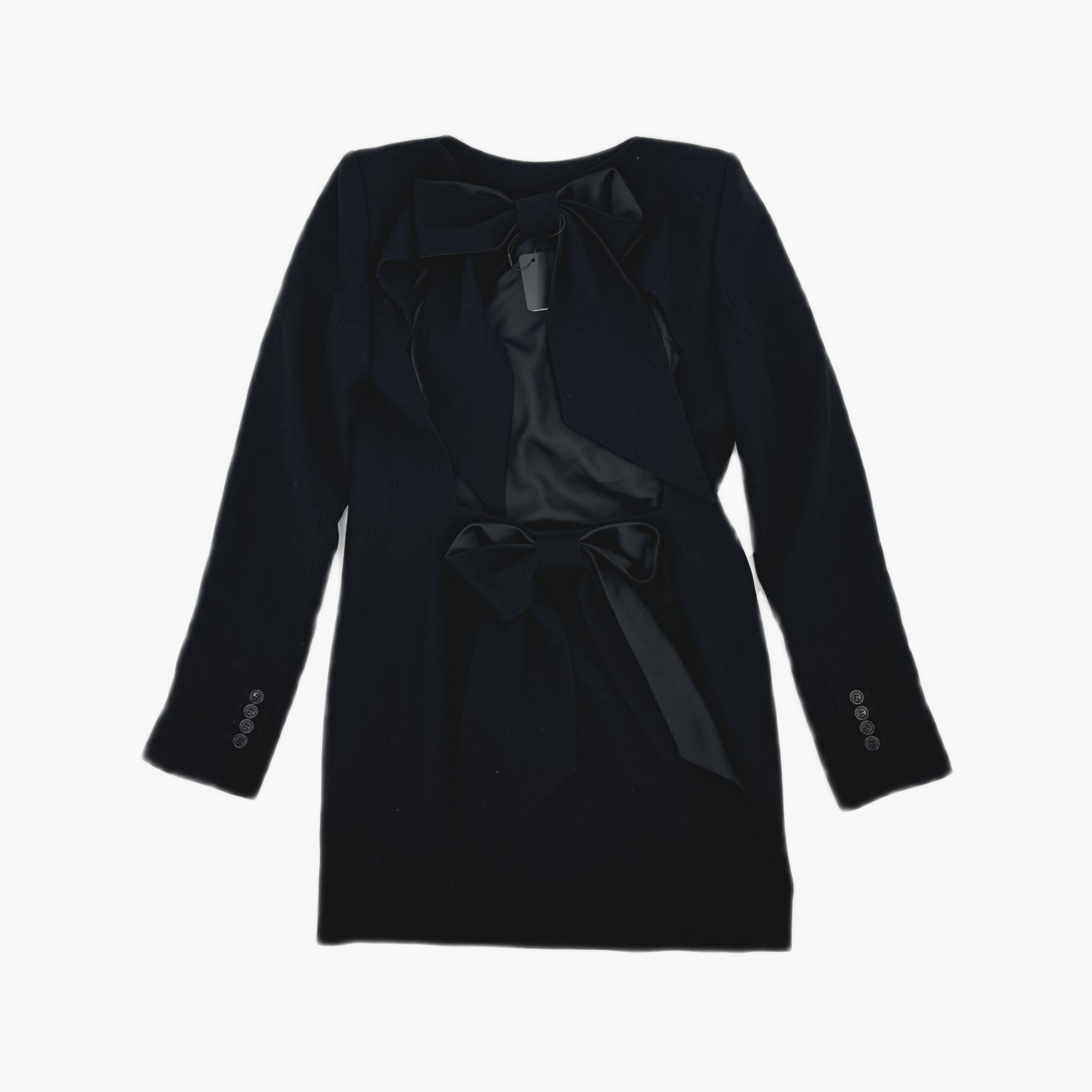 Saint Laurent Paris Saint Laurent Bow Detail Mini Dress F42 Size M / US 6-8 / IT 42-44 - 2 Thumbnail