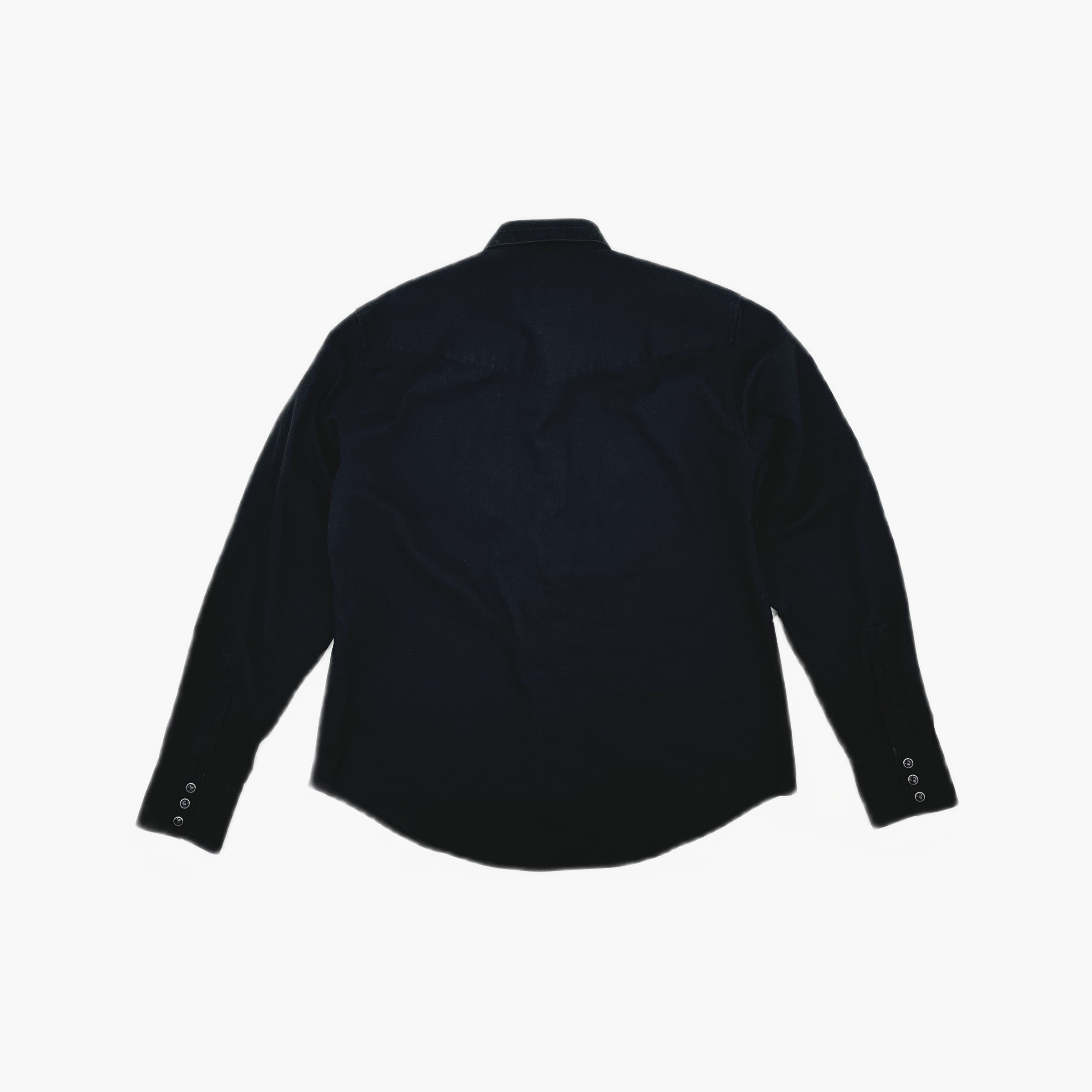 Saint Laurent Paris Saint Laurent Black Western Snap Button Shirt Size L Size US XS / EU 42 / 0 - 2 Thumbnail