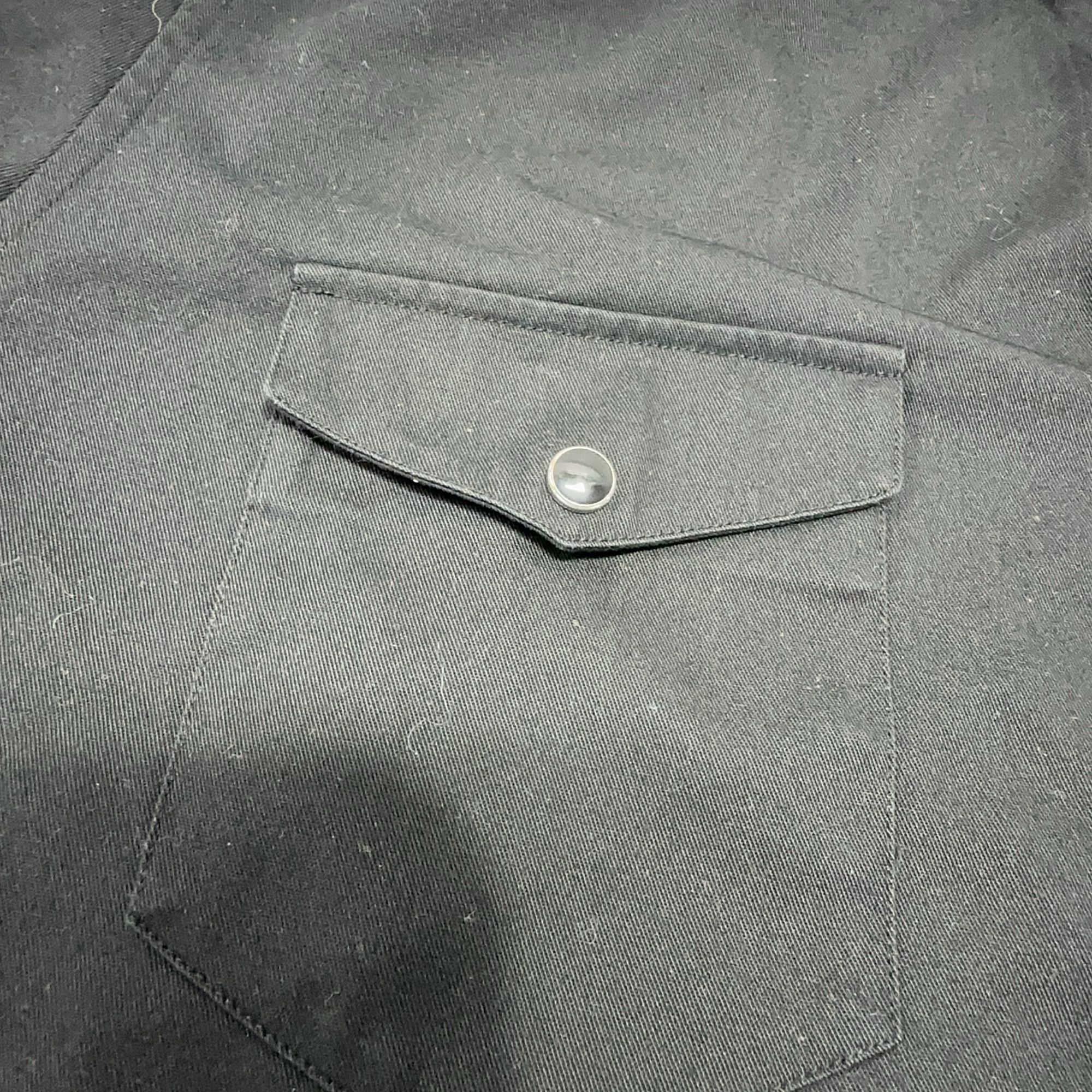 Saint Laurent Paris Saint Laurent Black Western Snap Button Shirt Size L Size US XS / EU 42 / 0 - 7 Thumbnail