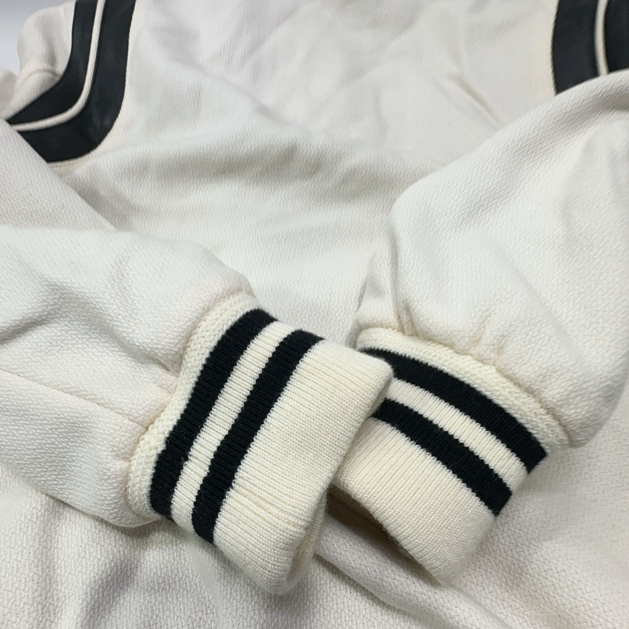 Saint Laurent Paris Saint Laurent Striped Trim Varsity Jacket Size M Size US M / EU 48-50 / 2 - 12 Thumbnail