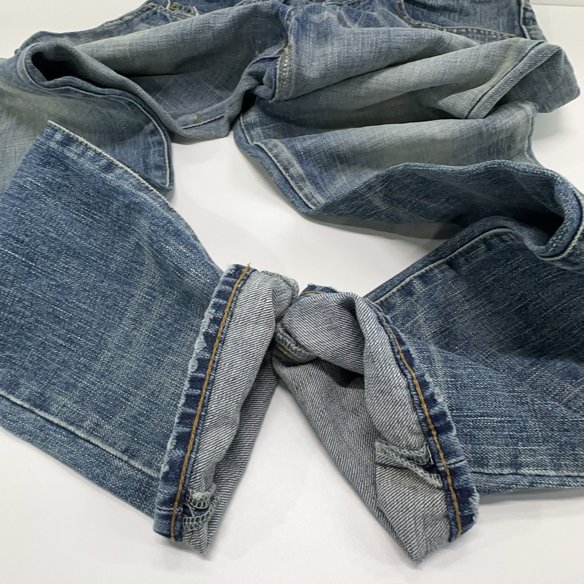 Saint Laurent Paris Saint Laurent Distressed Denim Jeans Size 31 Size US 31 - 8 Thumbnail