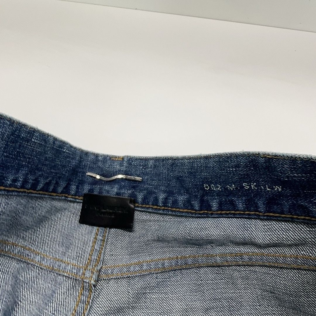 Saint Laurent Paris Saint Laurent Distressed Denim Jeans Size 31 Size US 31 - 4 Thumbnail
