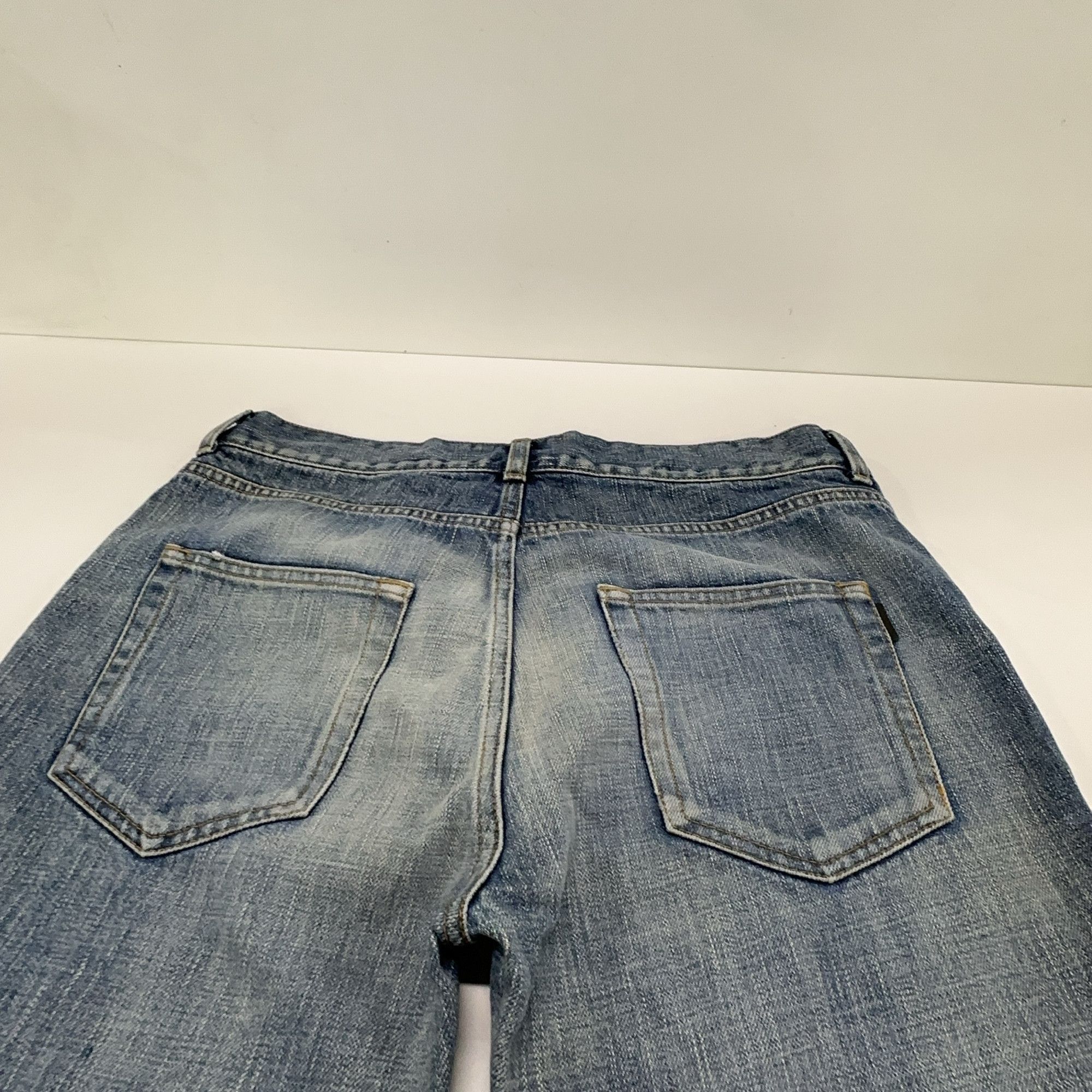 Saint Laurent Paris Saint Laurent Distressed Denim Jeans Size 31 Size US 31 - 9 Thumbnail