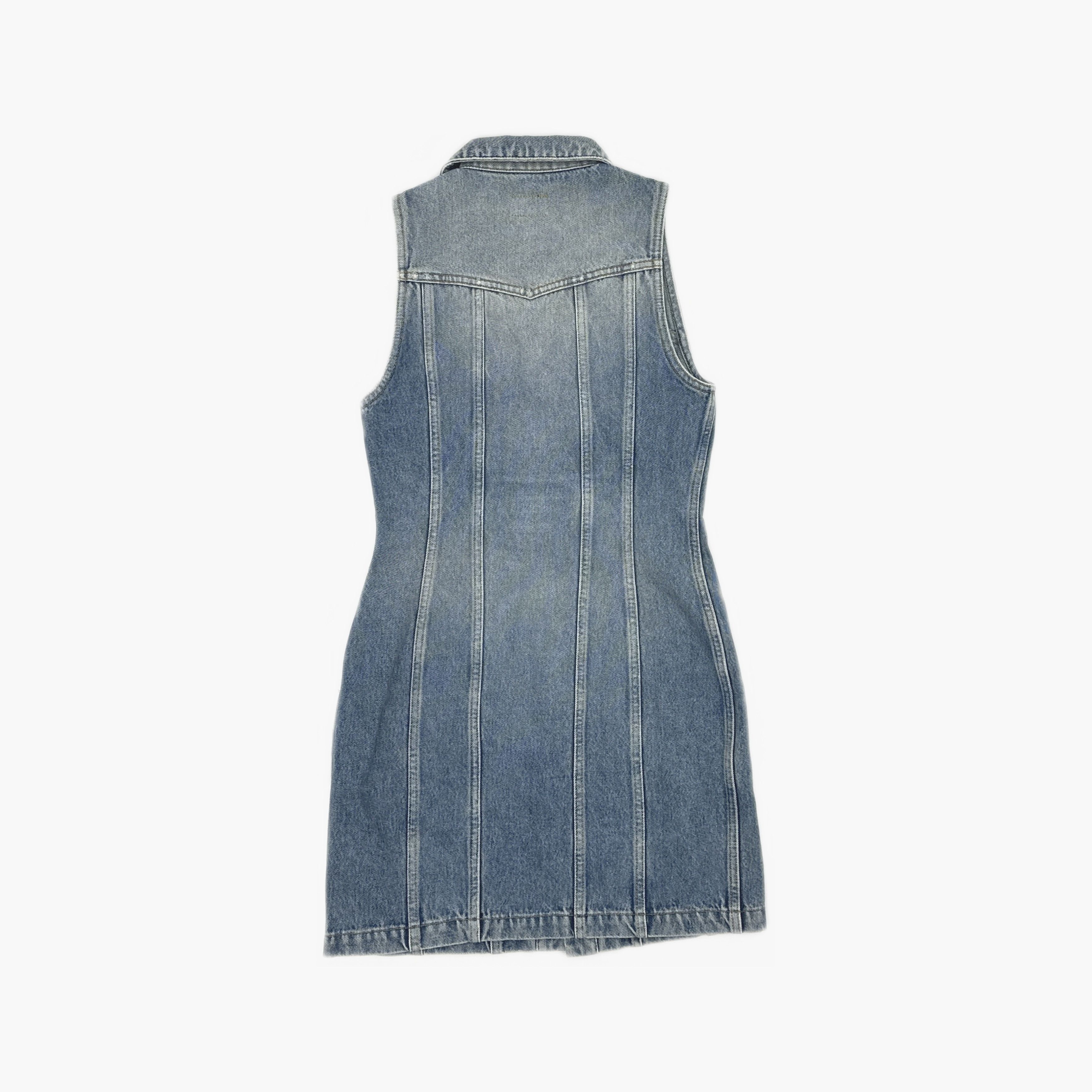 Saint Laurent Paris Saint Laurent Sleeveless Denim Dress Size 36 Size XS / US 0-2 / IT 36-38 - 2 Thumbnail