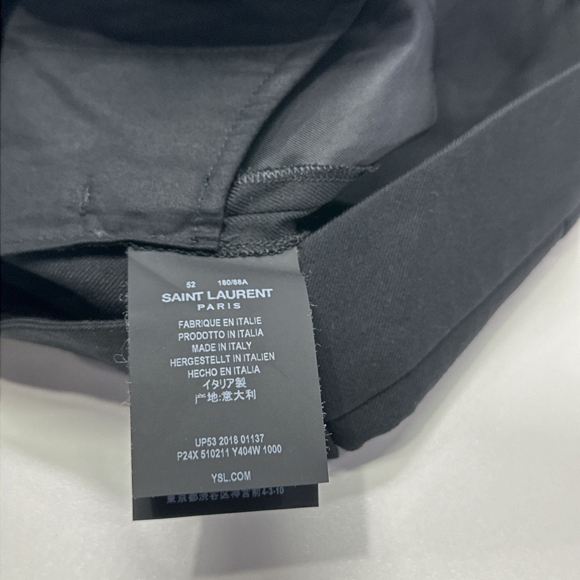 Saint Laurent Paris Saint Laurent Plain Casual Pants Size 52 Size US 36 / EU 52 - 5 Thumbnail