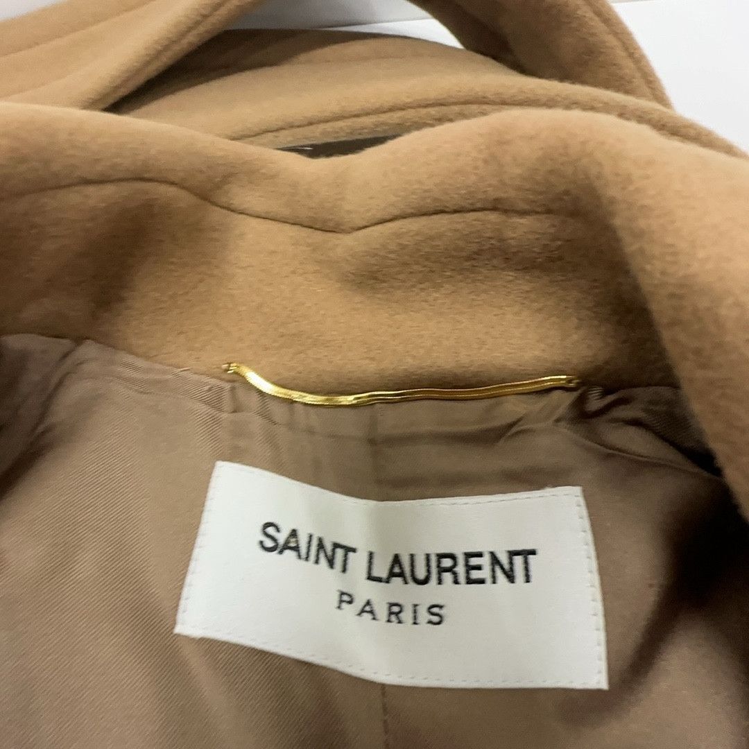 Saint Laurent Paris Saint Laurent Camel Wool Coat Size 40 Size M / US 6-8 / IT 42-44 - 3 Thumbnail