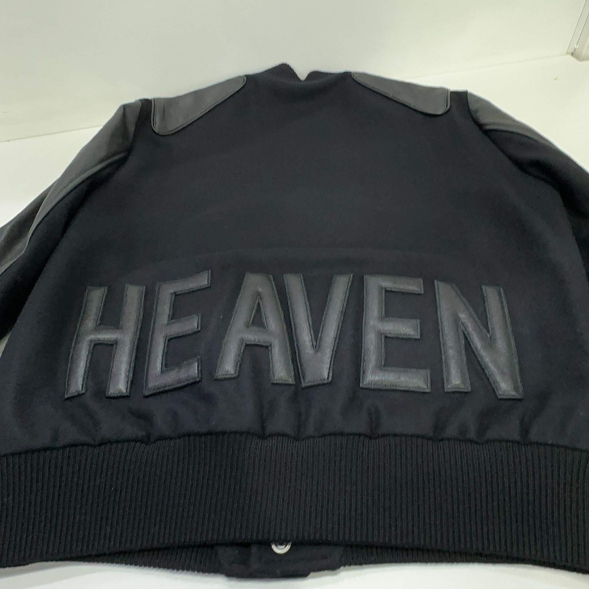 Saint Laurent Paris Saint Laurent Heaven Wool Leather Varsity Jacket Size M Size US M / EU 48-50 / 2 - 8 Thumbnail