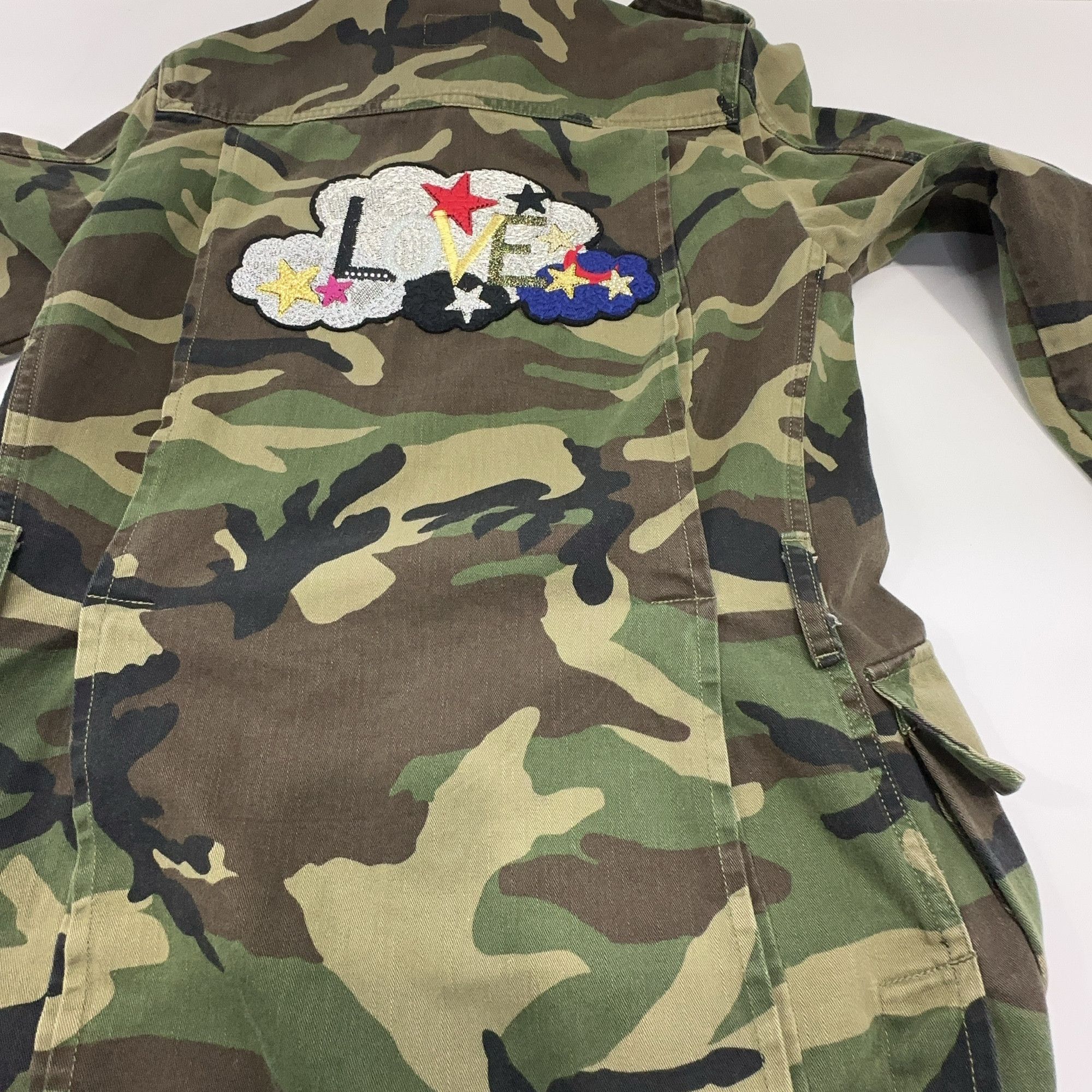 Saint Laurent Paris Saint Laurent Camo Embroidered Light Jacket Size XS Size US XS / EU 42 / 0 - 5 Thumbnail