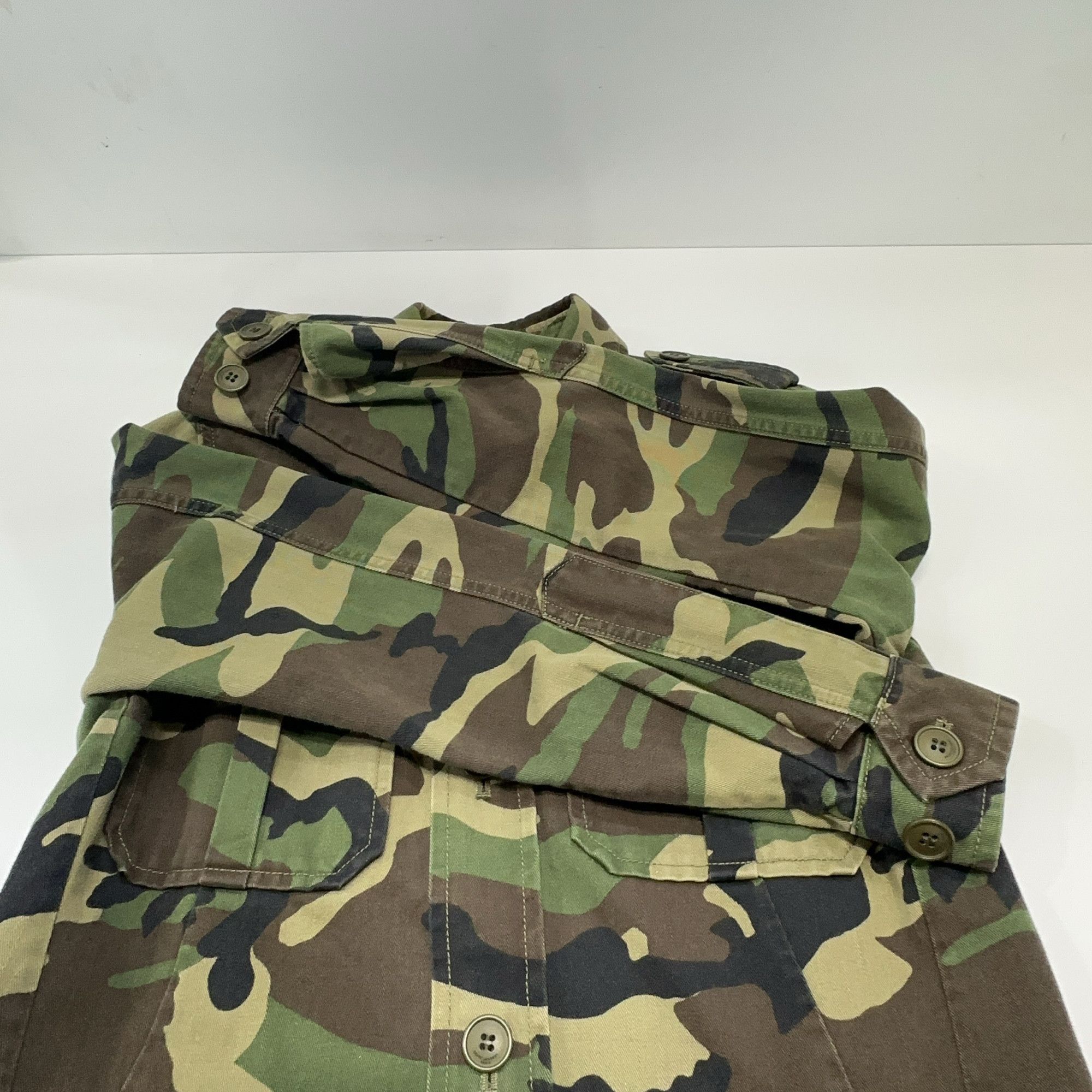 Saint Laurent Paris Saint Laurent Camo Embroidered Light Jacket Size XS Size US XS / EU 42 / 0 - 10 Thumbnail