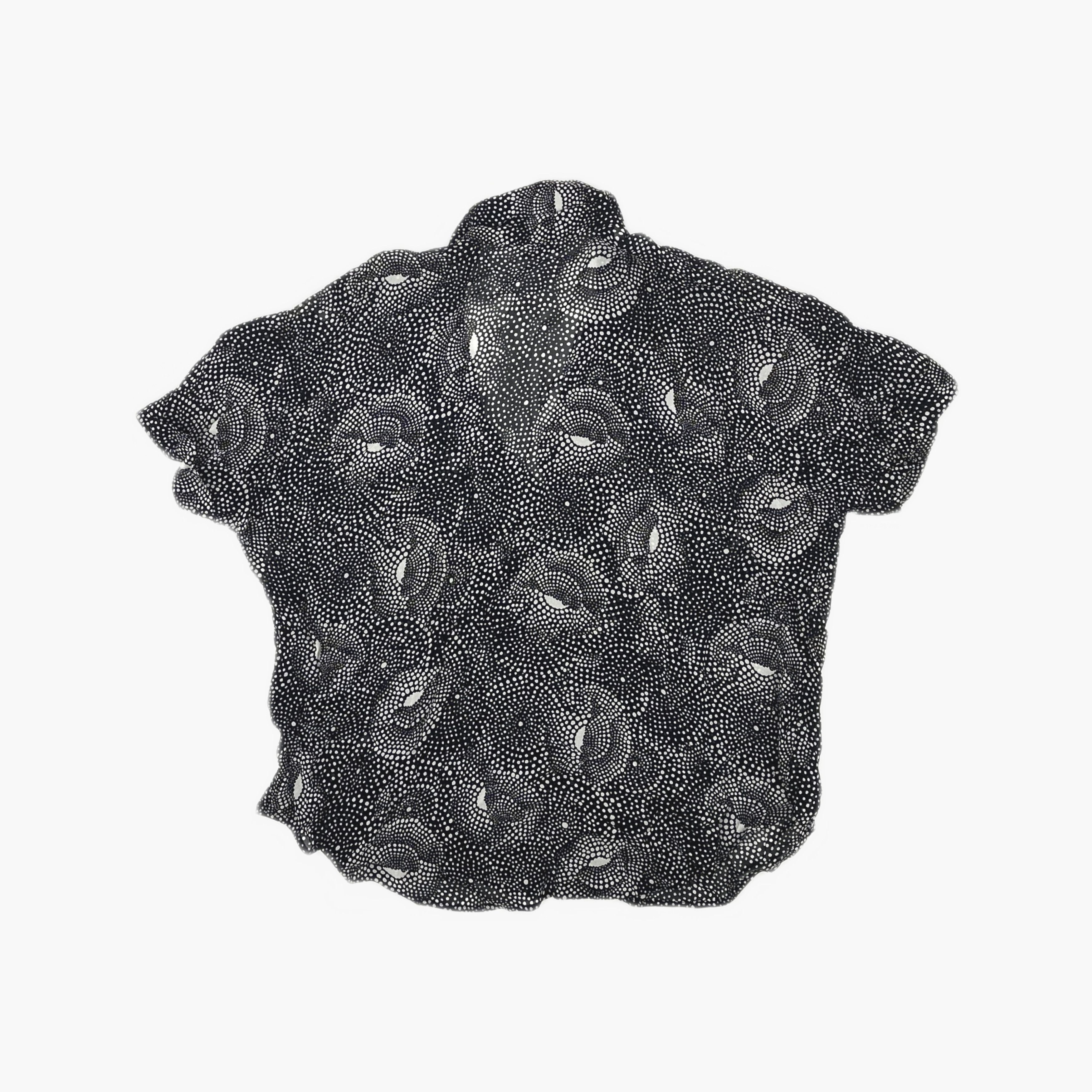Saint Laurent Paris Saint Laurent Polka Dot Short Sleeve Shirt Size M Size US M / EU 48-50 / 2 - 2 Thumbnail