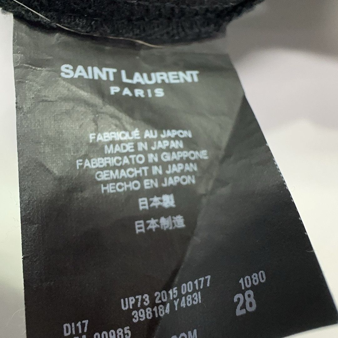 Saint Laurent Paris Saint Laurent D01 Distressed Denim Size 28 Size US 28 / EU 44 - 4 Thumbnail