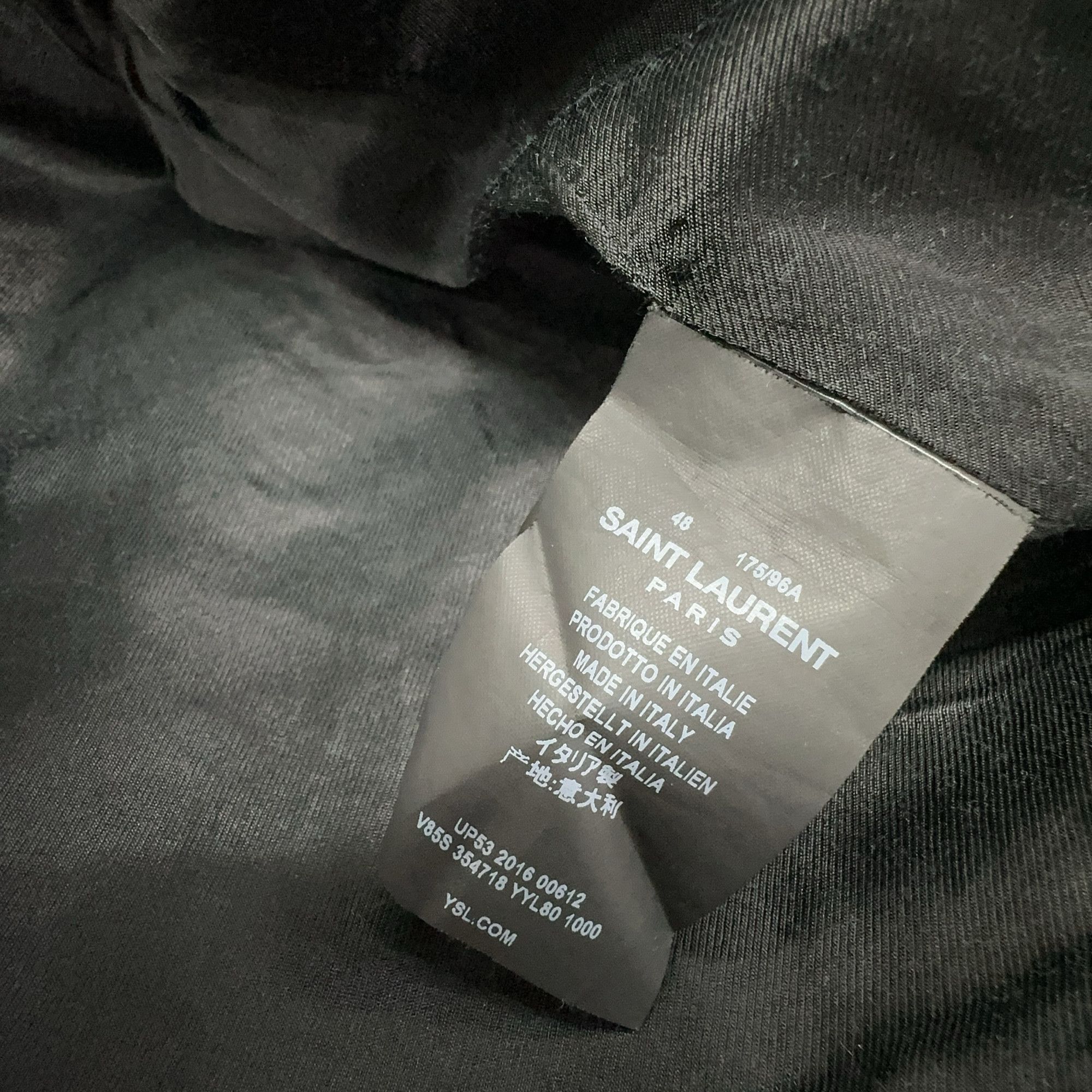 Saint Laurent Paris Saint Laurent Wool Varsity Jacket Size M Size US M / EU 48-50 / 2 - 3 Thumbnail