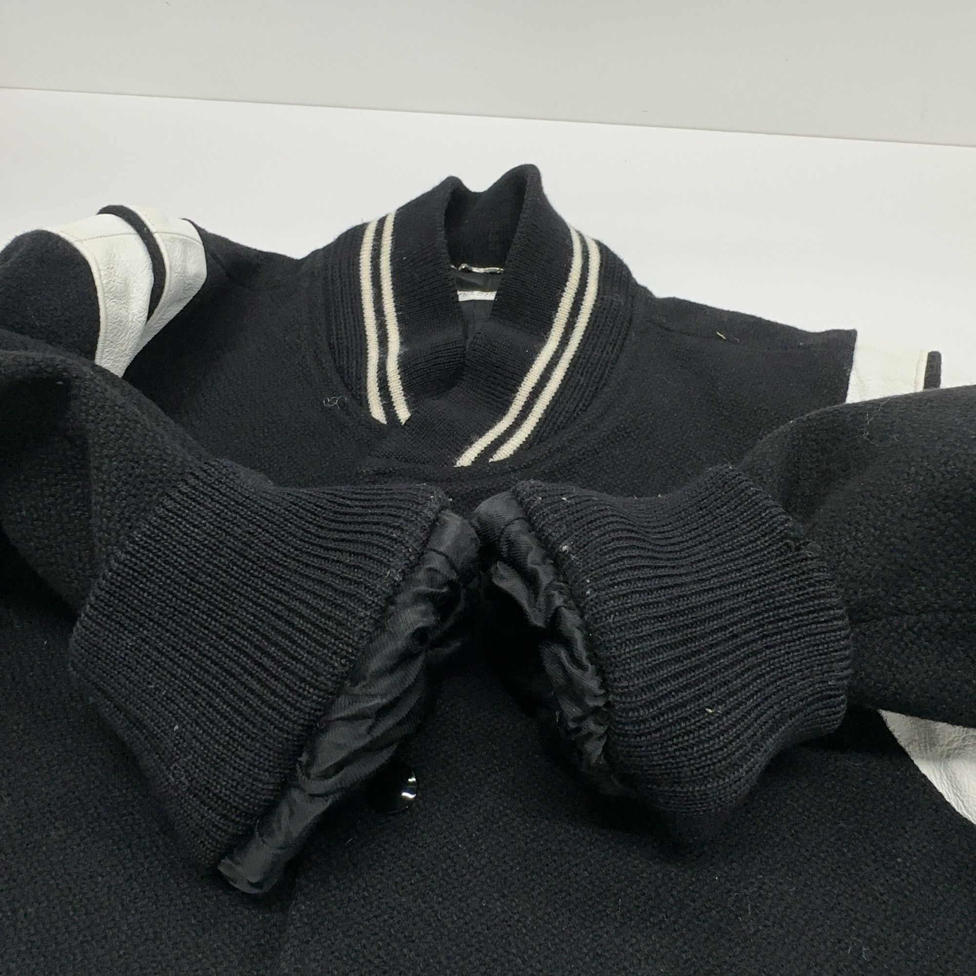 Saint Laurent Paris Saint Laurent Wool Varsity Jacket Size M Size US M / EU 48-50 / 2 - 10 Thumbnail