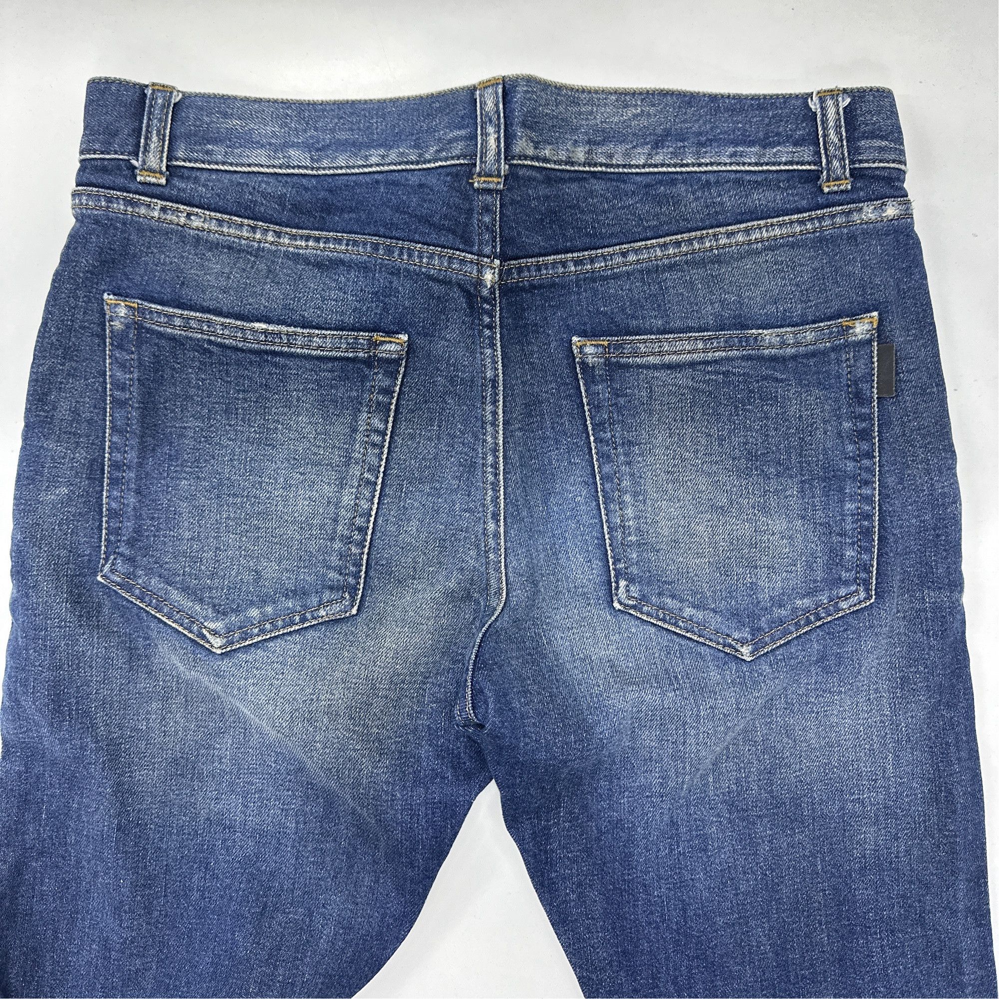 Saint Laurent Paris Saint Laurent Faded Denim Jeans Size 30 Size US 30 / EU 46 - 8 Thumbnail