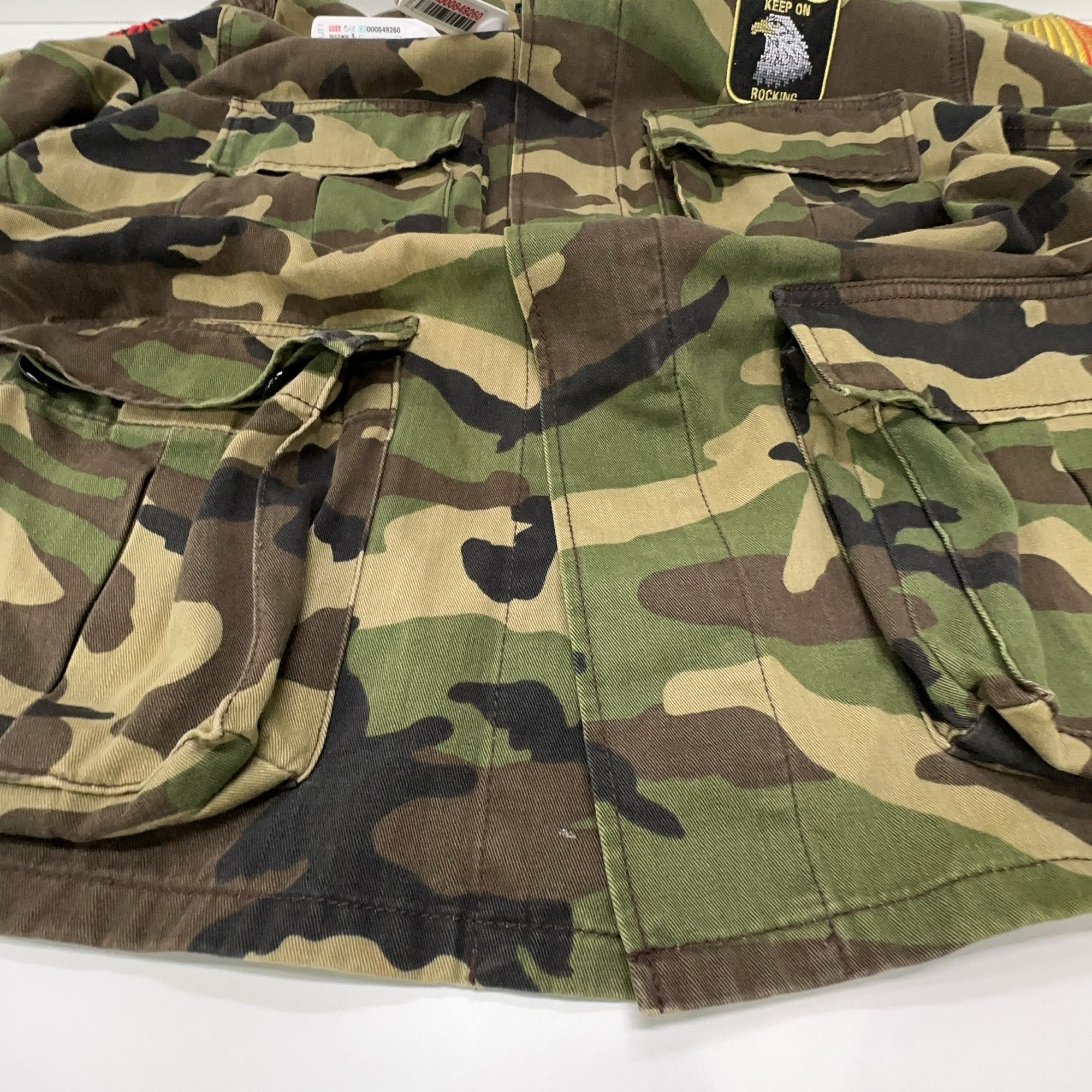 Saint Laurent Paris Saint Laurent Camouflage Patch Field Jacket Size S Size US S / EU 44-46 / 1 - 9 Thumbnail