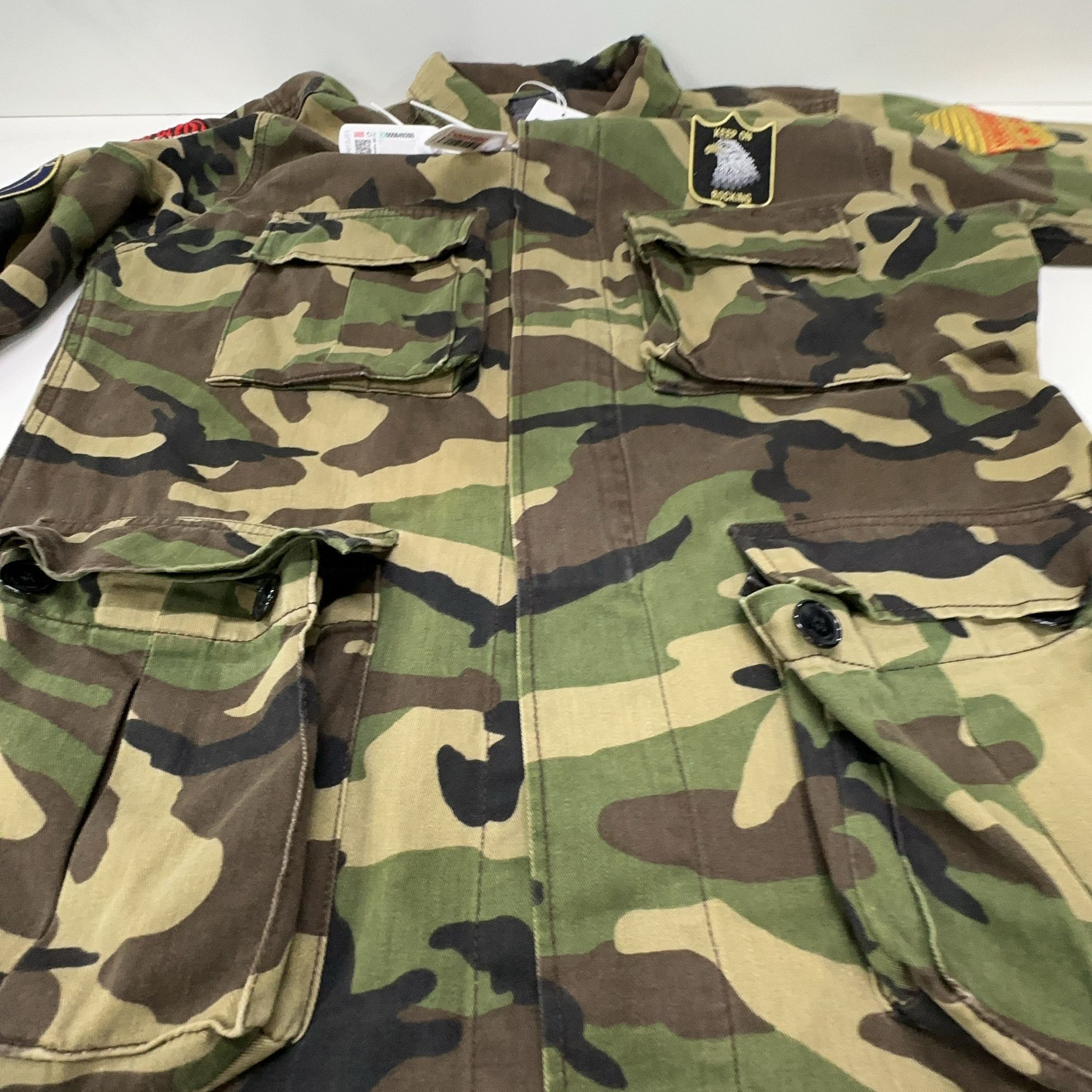 Saint Laurent Paris Saint Laurent Camouflage Patch Field Jacket Size S Size US S / EU 44-46 / 1 - 8 Thumbnail