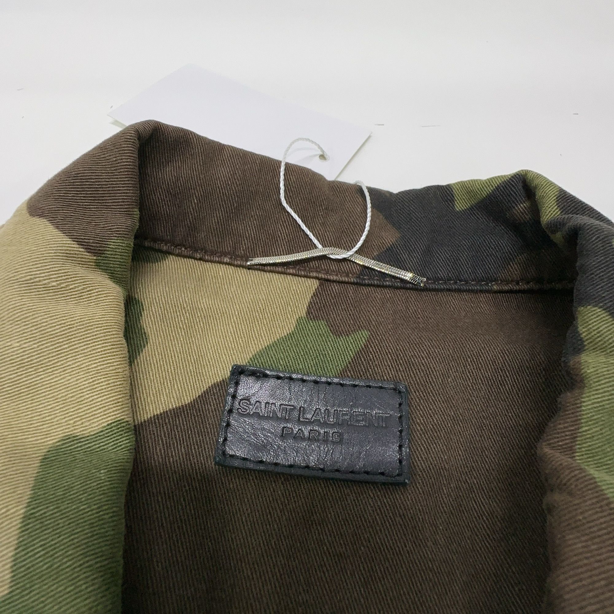 Saint Laurent Paris Saint Laurent Camouflage Patch Field Jacket Size S Size US S / EU 44-46 / 1 - 4 Thumbnail