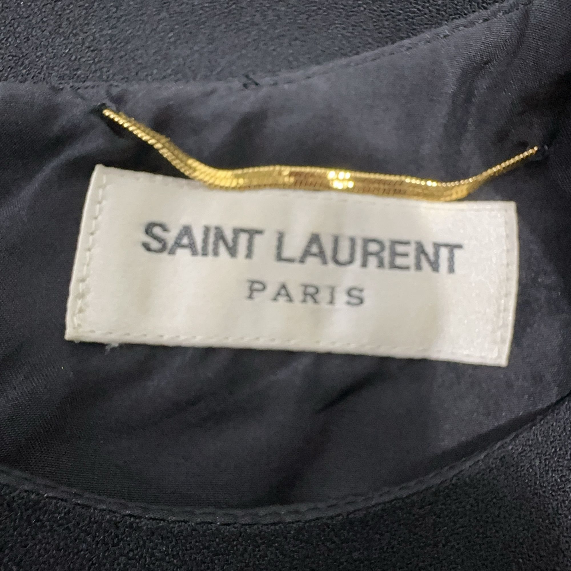 Saint Laurent Paris Saint Laurent Black Flare Mini Dress Size 34 Size XS / US 0-2 / IT 36-38 - 3 Thumbnail
