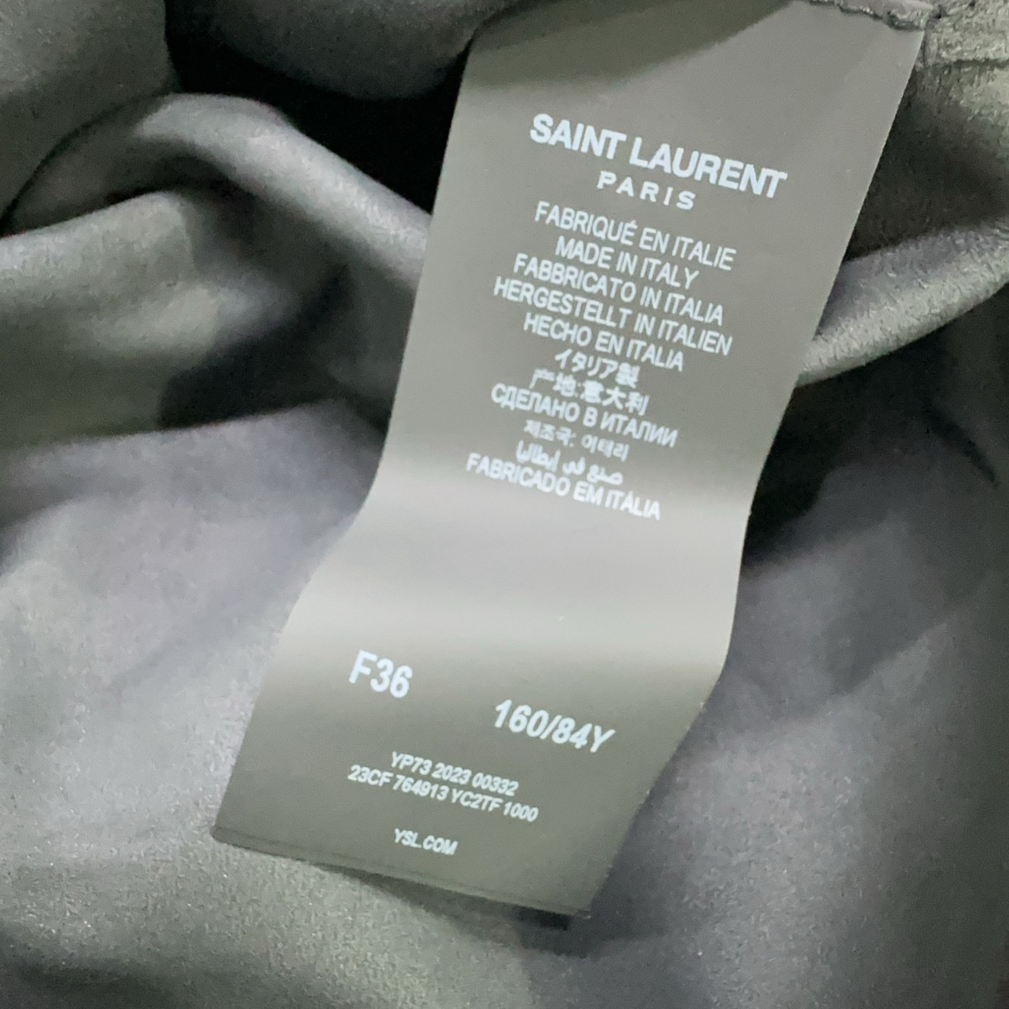 Saint Laurent Paris Saint Laurent Lambskin U-Neck Tank Top Size 36 Size XS / US 0-2 / IT 36-38 - 5 Thumbnail